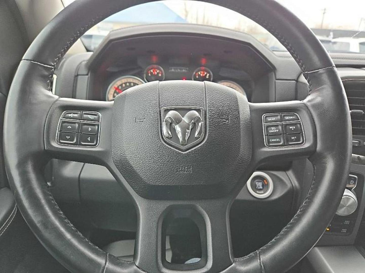 2015 GRAY /BLACK RAM 1500 Sport Crew Cab LWB 4WD (1C6RR7UT6FS) with an 5.7L V8 OHV 16V engine, 6-Speed Automatic transmission, located at 3304 Woodville Road, Northwood, OH, 43619, (419) 210-8019, 41.612694, -83.480743 - Photo#42