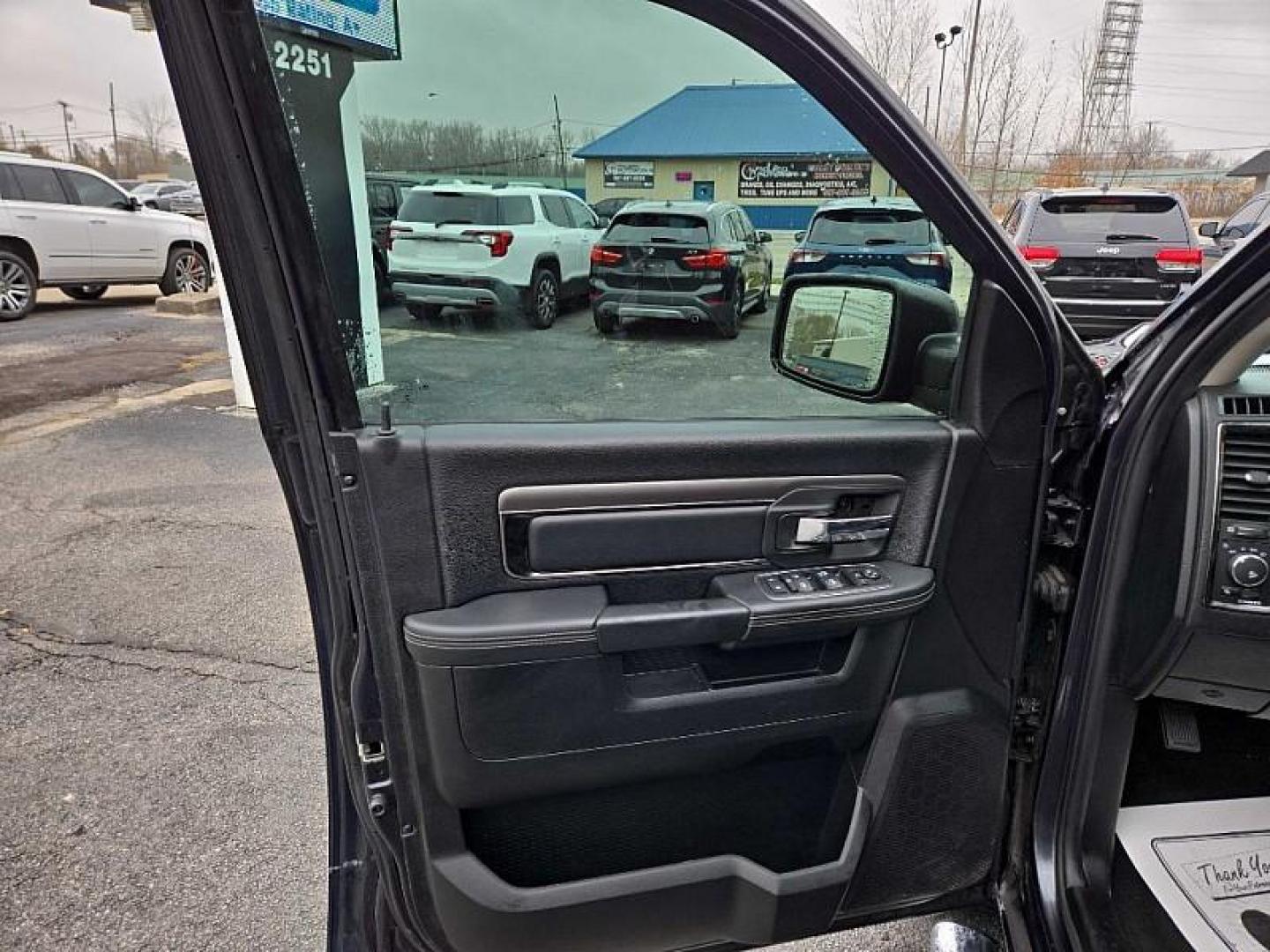 2015 GRAY /BLACK RAM 1500 Sport Crew Cab LWB 4WD (1C6RR7UT6FS) with an 5.7L V8 OHV 16V engine, 6-Speed Automatic transmission, located at 3304 Woodville Road, Northwood, OH, 43619, (419) 210-8019, 41.612694, -83.480743 - Photo#80
