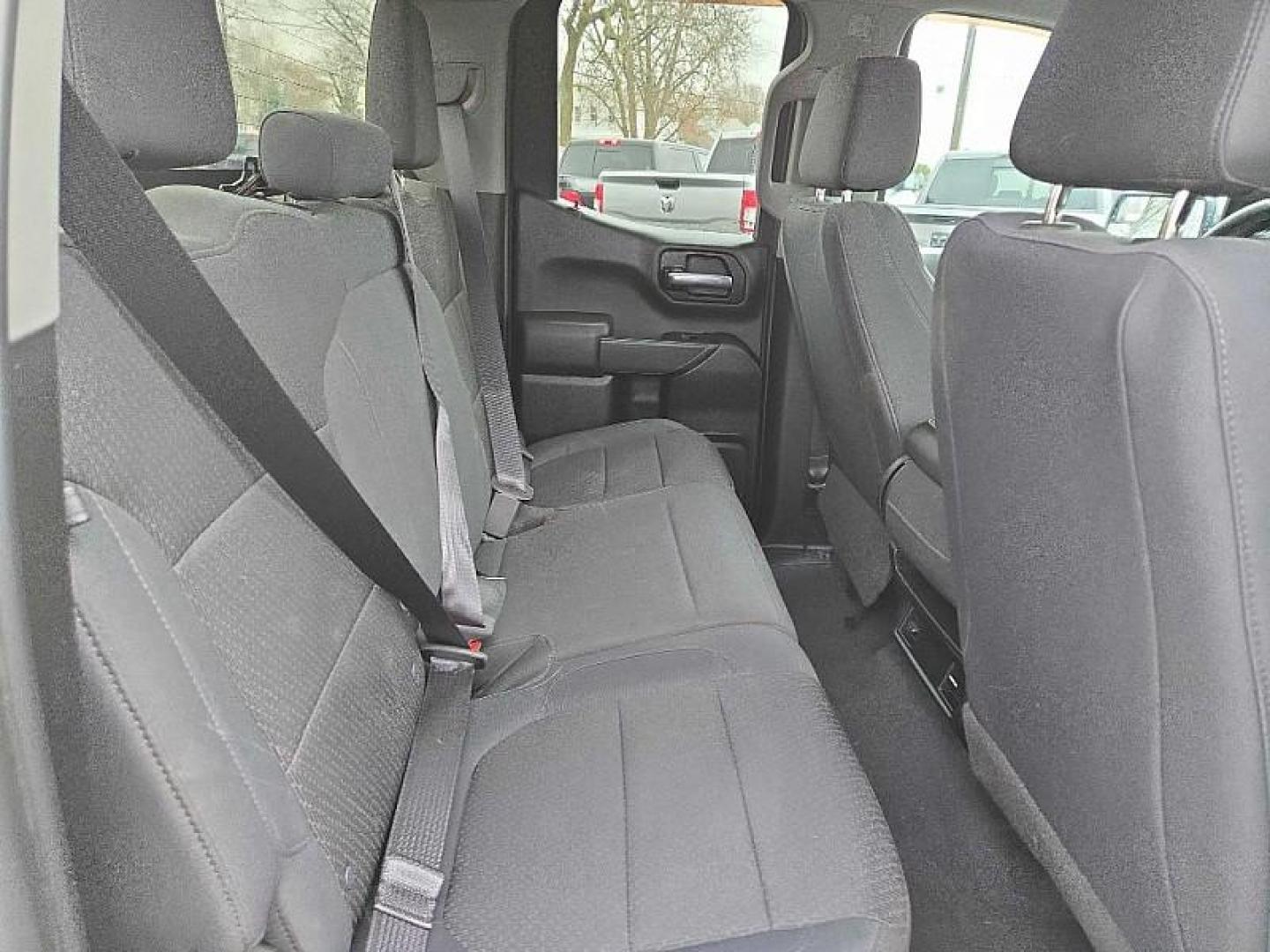 2019 WHITE /BLACK Chevrolet Silverado 1500 Custom Double Cab 4WD (1GCRYBEH0KZ) with an 4.3L V6 engine, 6A transmission, located at 3304 Woodville Road, Northwood, OH, 43619, (419) 210-8019, 41.612694, -83.480743 - Photo#14