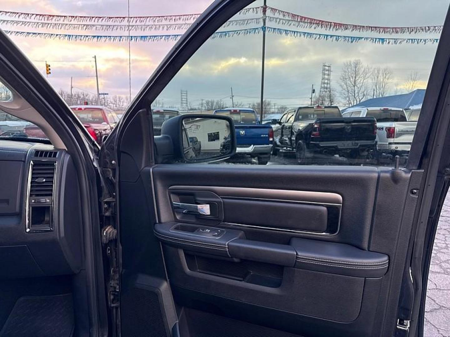 2018 BLACK /BLACK RAM 1500 Sport Crew Cab SWB 4WD (1C6RR7MT5JS) with an 5.7L V8 OHV 16V engine, 8A transmission, located at 3304 Woodville Road, Northwood, OH, 43619, (419) 210-8019, 41.612694, -83.480743 - Photo#14