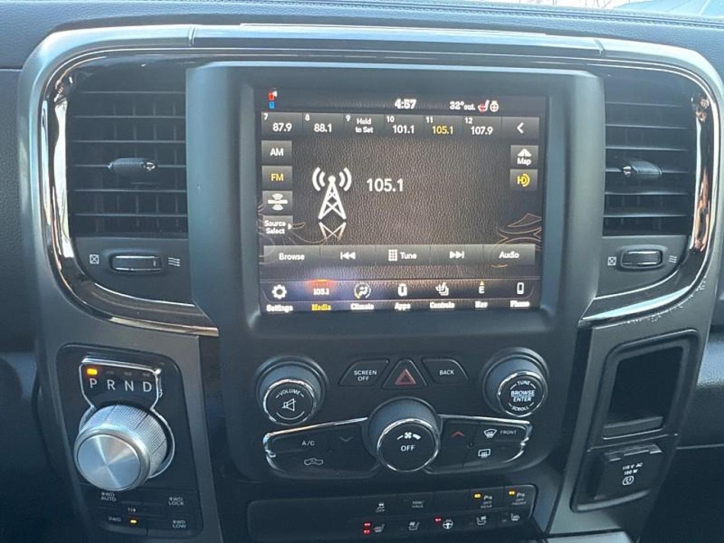 2018 BLACK /BLACK RAM 1500 Sport Crew Cab SWB 4WD (1C6RR7MT5JS) with an 5.7L V8 OHV 16V engine, 8A transmission, located at 3304 Woodville Road, Northwood, OH, 43619, (419) 210-8019, 41.612694, -83.480743 - Photo#20