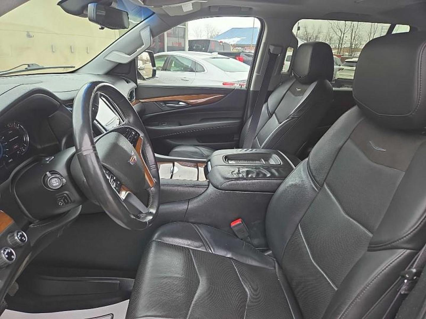 2017 BLACK /BLACK Cadillac Escalade ESV Premium 4WD (1GYS4JKJ1HR) with an 6.2L V8 OHV 16V FFV engine, 8A transmission, located at 3304 Woodville Road, Northwood, OH, 43619, (419) 210-8019, 41.612694, -83.480743 - Photo#9