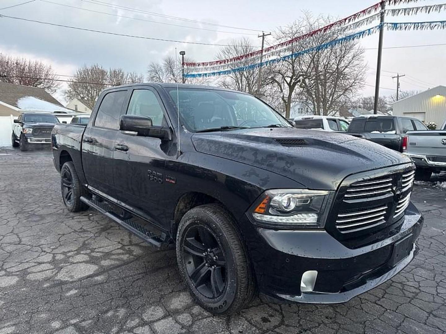 2017 BLACK /BLACK RAM 1500 Sport Crew Cab SWB 4WD (1C6RR7MT9HS) with an 5.7L V8 OHV 16V engine, 8A transmission, located at 3304 Woodville Road, Northwood, OH, 43619, (419) 210-8019, 41.612694, -83.480743 - Your #1 Destination for Auto Loans and mdash;No Matter Your Credit!At our dealership, we believe everyone deserves the opportunity to drive their dream car and mdash;whether you have good credit, bad credit, or no credit at all. With a wide selection of hundreds of cars, trucks, and SUVs, you'll fin - Photo#6