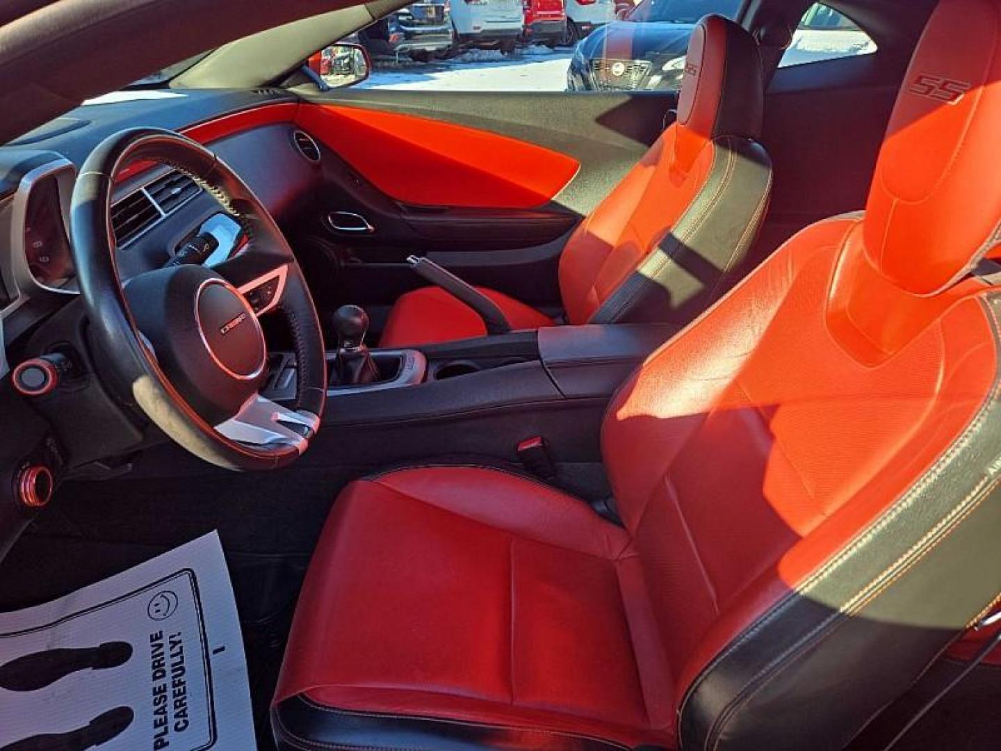 2011 ORANGE /ORANGE/BLACK Chevrolet Camaro 2SS Coupe (2G1FT1EW0B9) with an 6.2L V8 OHV 16V engine, 6-Speed Manual transmission, located at 3304 Woodville Road, Northwood, OH, 43619, (419) 210-8019, 41.612694, -83.480743 - Your #1 Destination for Auto Loans and mdash;No Matter Your Credit!At our dealership, we believe everyone deserves the opportunity to drive their dream car and mdash;whether you have good credit, bad credit, or no credit at all. With a wide selection of hundreds of cars, trucks, and SUVs, you'll fin - Photo#11