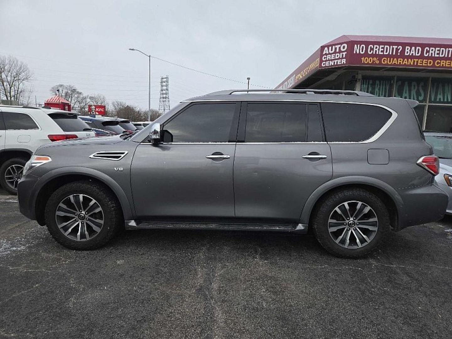 2020 GRAY /BLACK Nissan Armada SL AWD (JN8AY2NC4LX) with an 5.6L V8 DOHC 32V engine, 7A transmission, located at 3304 Woodville Road, Northwood, OH, 43619, (419) 210-8019, 41.612694, -83.480743 - Your #1 Destination for Auto Loans and mdash;No Matter Your Credit!At our dealership, we believe everyone deserves the opportunity to drive their dream car and mdash;whether you have good credit, bad credit, or no credit at all. With a wide selection of hundreds of cars, trucks, and SUVs, you'll fin - Photo#4