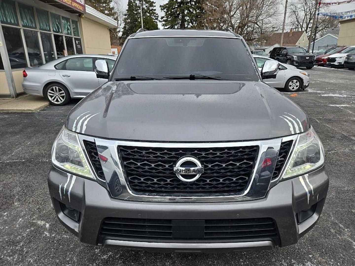 2020 GRAY /BLACK Nissan Armada SL AWD (JN8AY2NC4LX) with an 5.6L V8 DOHC 32V engine, 7A transmission, located at 3304 Woodville Road, Northwood, OH, 43619, (419) 210-8019, 41.612694, -83.480743 - Your #1 Destination for Auto Loans and mdash;No Matter Your Credit!At our dealership, we believe everyone deserves the opportunity to drive their dream car and mdash;whether you have good credit, bad credit, or no credit at all. With a wide selection of hundreds of cars, trucks, and SUVs, you'll fin - Photo#7