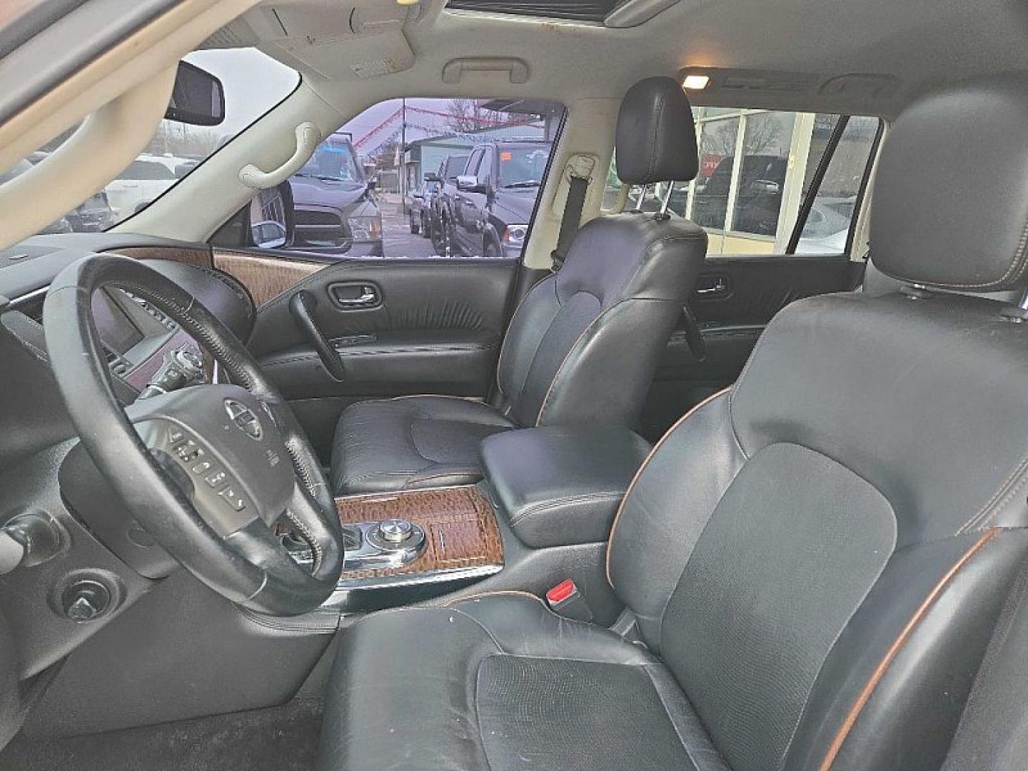 2020 GRAY /BLACK Nissan Armada SL AWD (JN8AY2NC4LX) with an 5.6L V8 DOHC 32V engine, 7A transmission, located at 3304 Woodville Road, Northwood, OH, 43619, (419) 210-8019, 41.612694, -83.480743 - Your #1 Destination for Auto Loans and mdash;No Matter Your Credit!At our dealership, we believe everyone deserves the opportunity to drive their dream car and mdash;whether you have good credit, bad credit, or no credit at all. With a wide selection of hundreds of cars, trucks, and SUVs, you'll fin - Photo#9