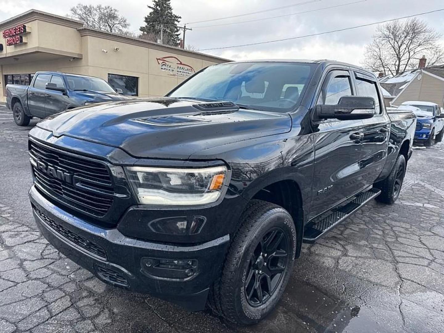 2019 BLACK /BLACK RAM 1500 Sport Crew Cab LWB 4WD (1C6SRFTT8KN) with an 5.7L V8 OHV 16V engine, 8A transmission, located at 3304 Woodville Road, Northwood, OH, 43619, (419) 210-8019, 41.612694, -83.480743 - Your #1 Destination for Auto Loans and mdash;No Matter Your Credit!At our dealership, we believe everyone deserves the opportunity to drive their dream car and mdash;whether you have good credit, bad credit, or no credit at all. With a wide selection of hundreds of cars, trucks, and SUVs, you'll fin - Photo#0