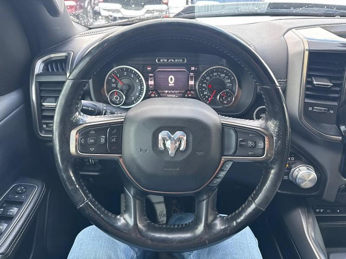 2019 BLACK /BLACK RAM 1500 Sport Crew Cab LWB 4WD (1C6SRFTT8KN) with an 5.7L V8 OHV 16V engine, 8A transmission, located at 3304 Woodville Road, Northwood, OH, 43619, (419) 210-8019, 41.612694, -83.480743 - Your #1 Destination for Auto Loans and mdash;No Matter Your Credit!At our dealership, we believe everyone deserves the opportunity to drive their dream car and mdash;whether you have good credit, bad credit, or no credit at all. With a wide selection of hundreds of cars, trucks, and SUVs, you'll fin - Photo#18