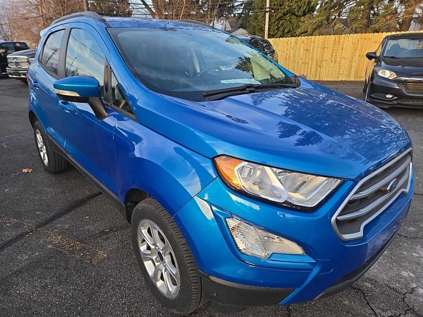 2019 BLUE Ford EcoSport SE AWD (MAJ6S3GL6KC) with an 2.0L L4 DOHC 16V engine, 6A transmission, located at 3304 Woodville Road, Northwood, OH, 43619, (419) 210-8019, 41.612694, -83.480743 - Your #1 Destination for Auto Loans and mdash;No Matter Your Credit!At our dealership, we believe everyone deserves the opportunity to drive their dream car and mdash;whether you have good credit, bad credit, or no credit at all. With a wide selection of hundreds of cars, trucks, and SUVs, you'll fin- Photo#6