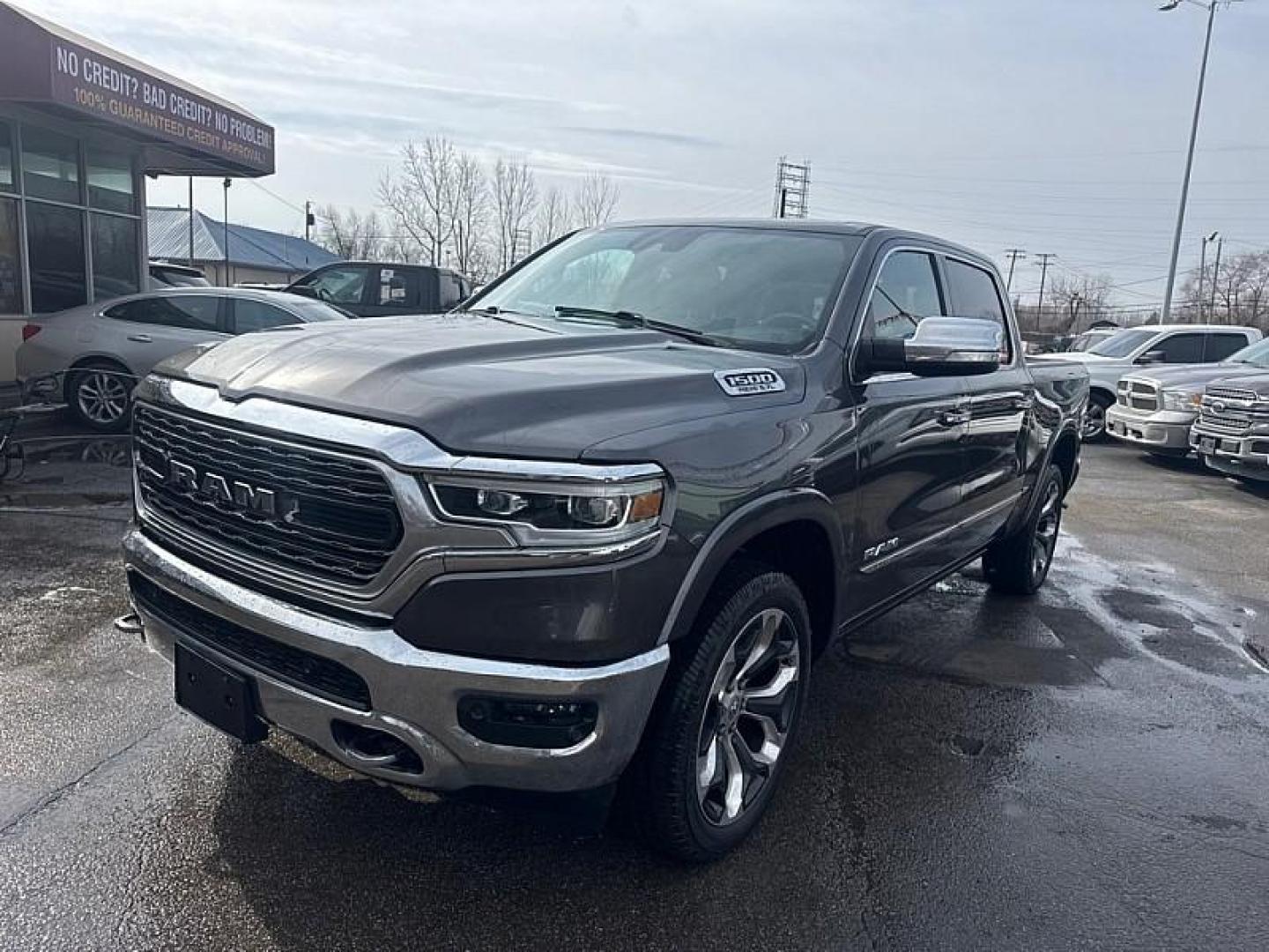 2020 GRAY /BLACK RAM 1500 Limited Crew Cab SWB 4WD (1C6SRFHT6LN) with an 5.7L V8 OHV 16V engine, 8A transmission, located at 3304 Woodville Road, Northwood, OH, 43619, (419) 210-8019, 41.612694, -83.480743 - Your #1 Destination for Auto Loans and mdash;No Matter Your Credit!At our dealership, we believe everyone deserves the opportunity to drive their dream car and mdash;whether you have good credit, bad credit, or no credit at all. With a wide selection of hundreds of cars, trucks, and SUVs, you'll fin - Photo#0
