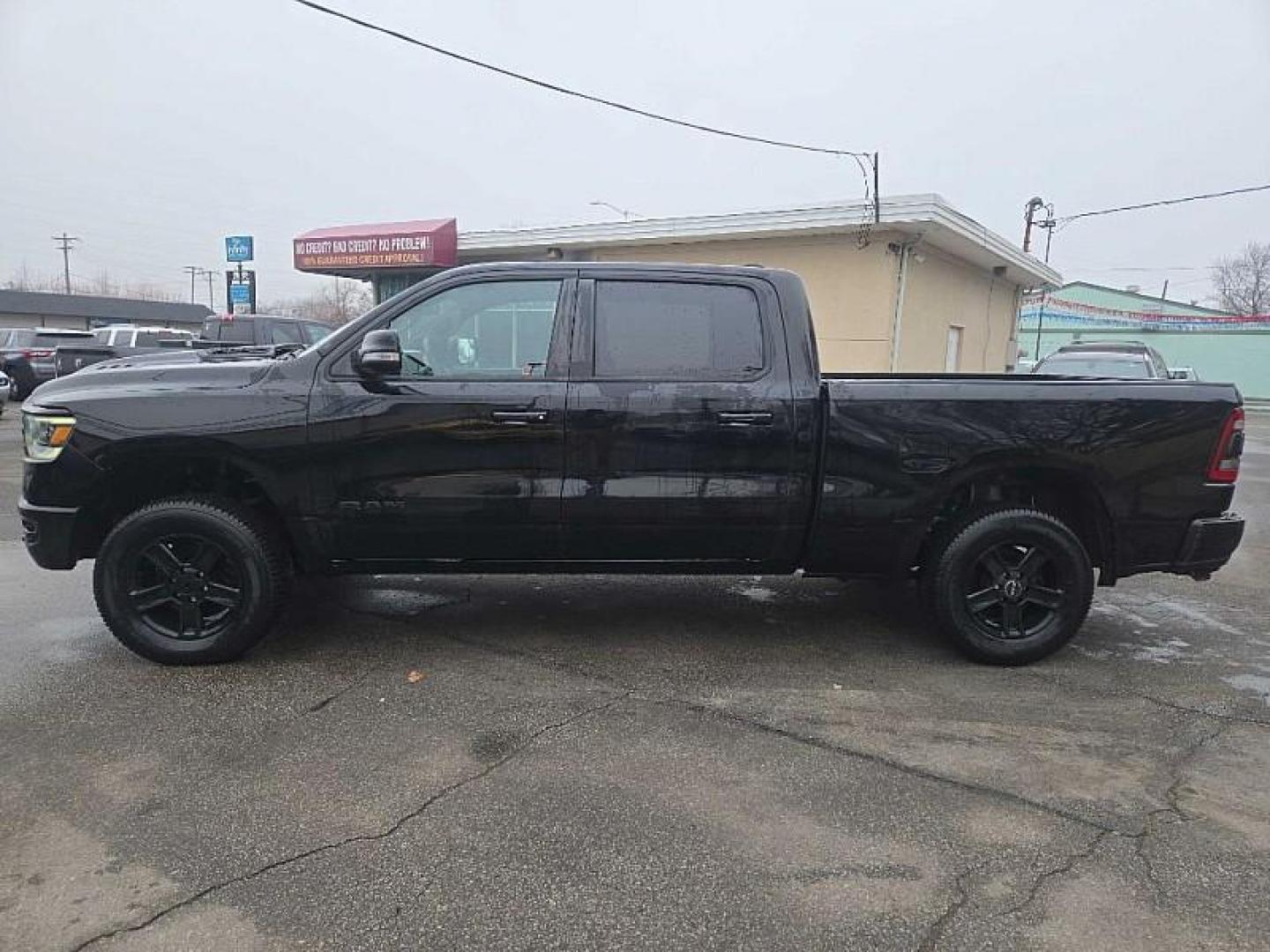 2019 BLACK /BLACK RAM 1500 Sport Crew Cab LWB 4WD (1C6SRFTT9KN) with an 5.7L V8 OHV 16V engine, 8A transmission, located at 3304 Woodville Road, Northwood, OH, 43619, (419) 210-8019, 41.612694, -83.480743 - Your #1 Destination for Auto Loans and mdash;No Matter Your Credit!At our dealership, we believe everyone deserves the opportunity to drive their dream car and mdash;whether you have good credit, bad credit, or no credit at all. With a wide selection of hundreds of cars, trucks, and SUVs, you'll fin - Photo#1
