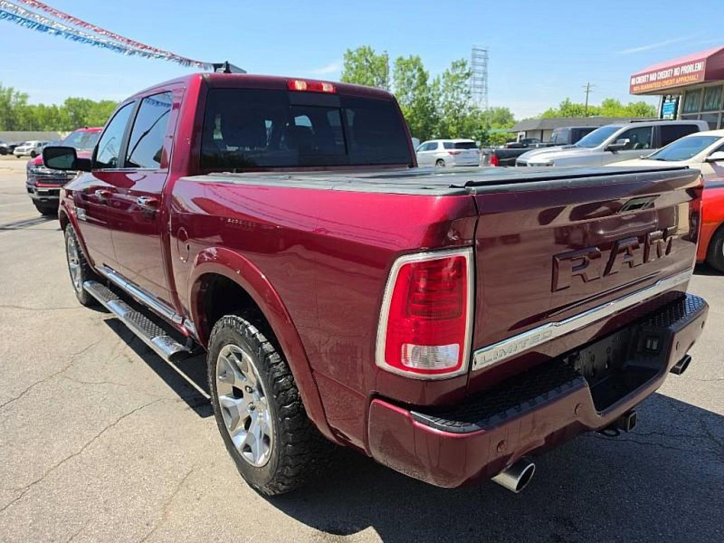 2018 MAROON /BLACK RAM 1500 Longhorn Crew Cab SWB 4WD (1C6RR7PM0JS) with an 3.0L V6 DIESEL engine, 8A transmission, located at 3304 Woodville Road, Northwood, OH, 43619, (419) 210-8019, 41.612694, -83.480743 - Your #1 Destination for Auto Loans and mdash;No Matter Your Credit!At our dealership, we believe everyone deserves the opportunity to drive their dream car and mdash;whether you have good credit, bad credit, or no credit at all. With a wide selection of hundreds of cars, trucks, and SUVs, you'll fin - Photo#2
