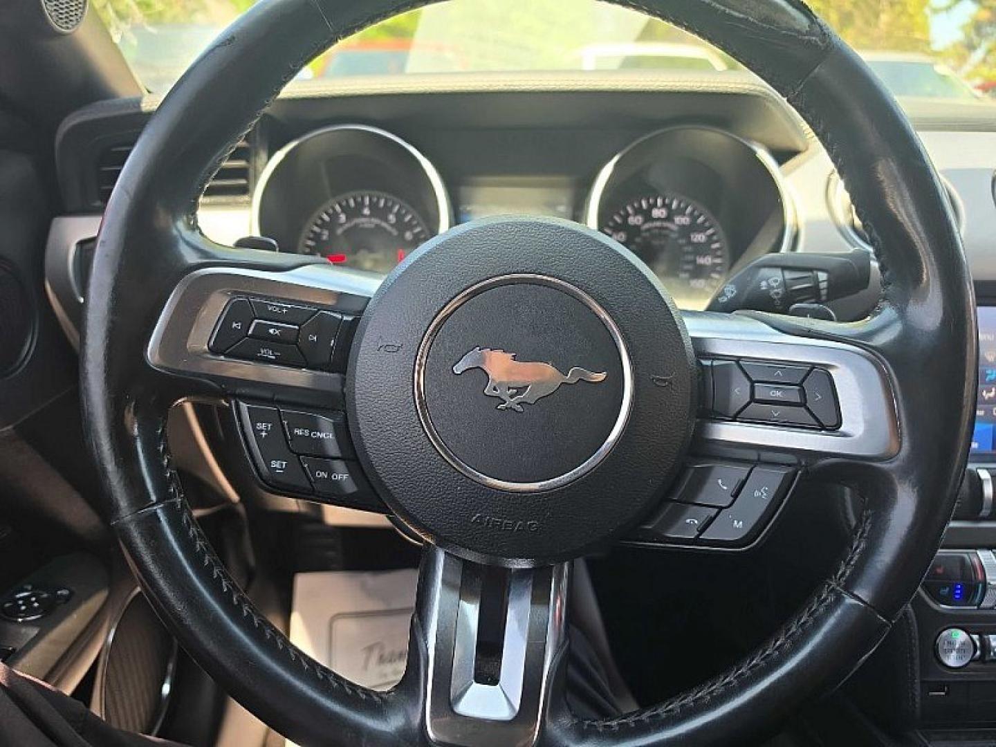 2019 RED /BLACK Ford Mustang EcoBoost Premium Convertible (1FATP8UH8K5) with an 2.3L L4 DOHC 16V engine, Automatic 10-Spd w/SelectShift transmission, located at 3304 Woodville Road, Northwood, OH, 43619, (419) 210-8019, 41.612694, -83.480743 - Your #1 Destination for Auto Loans and mdash;No Matter Your Credit!At our dealership, we believe everyone deserves the opportunity to drive their dream car and mdash;whether you have good credit, bad credit, or no credit at all. With a wide selection of hundreds of cars, trucks, and SUVs, you'll fin - Photo#18