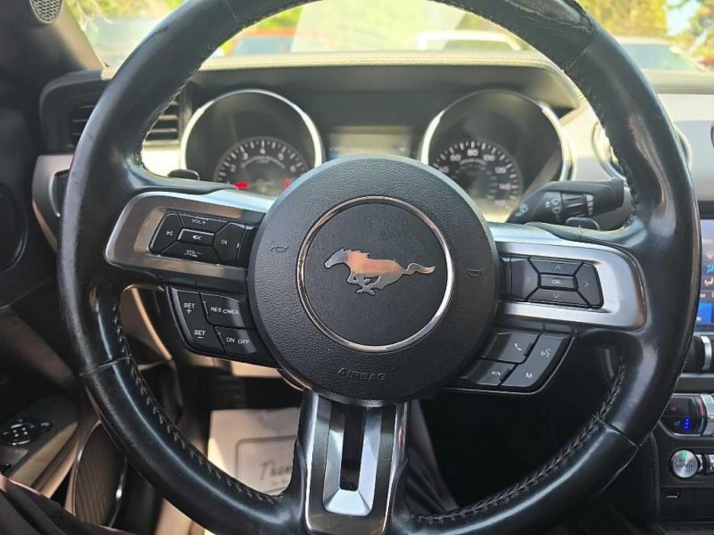 2019 RED /BLACK Ford Mustang EcoBoost Premium Convertible (1FATP8UH8K5) with an 2.3L L4 DOHC 16V engine, Automatic 10-Spd w/SelectShift transmission, located at 3304 Woodville Road, Northwood, OH, 43619, (419) 210-8019, 41.612694, -83.480743 - Your #1 Destination for Auto Loans and mdash;No Matter Your Credit!At our dealership, we believe everyone deserves the opportunity to drive their dream car and mdash;whether you have good credit, bad credit, or no credit at all. With a wide selection of hundreds of cars, trucks, and SUVs, you'll fin - Photo#26