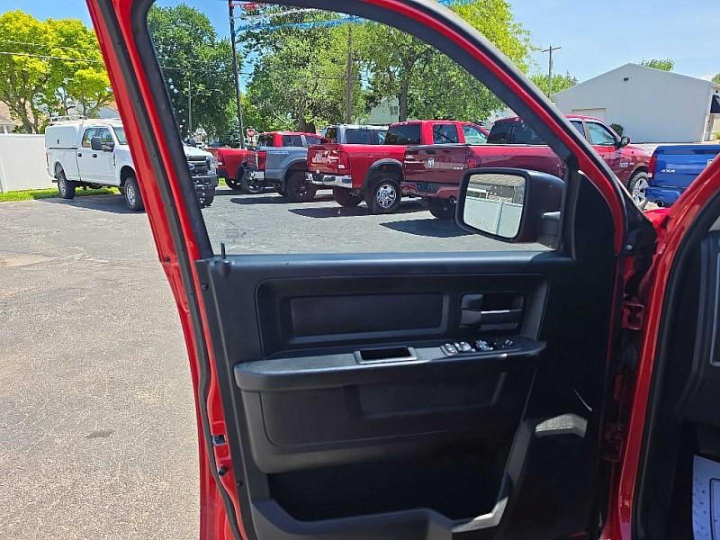 2018 RED /GRAY RAM 1500 Tradesman Quad Cab 2WD (1C6RR6FT8JS) with an 5.7L V8 OHV 16V engine, 8A transmission, located at 3304 Woodville Road, Northwood, OH, 43619, (419) 210-8019, 41.612694, -83.480743 - Your #1 Destination for Auto Loans and mdash;No Matter Your Credit!At our dealership, we believe everyone deserves the opportunity to drive their dream car and mdash;whether you have good credit, bad credit, or no credit at all. With a wide selection of hundreds of cars, trucks, and SUVs, you'll fin - Photo#8