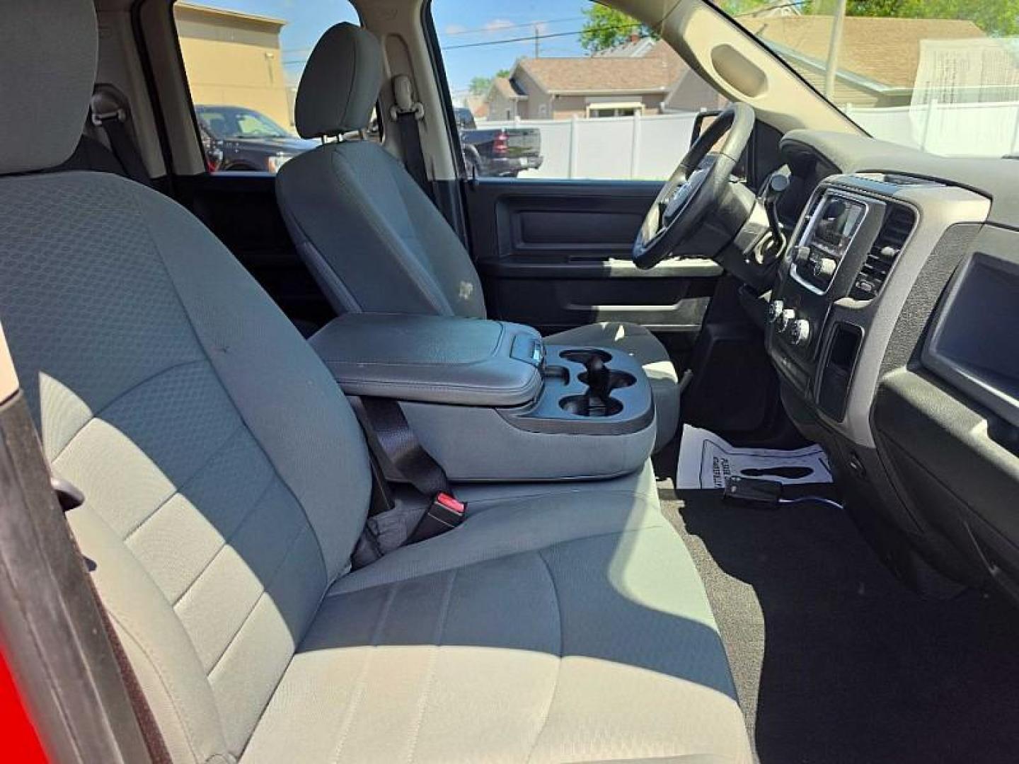 2018 RED /GRAY RAM 1500 Tradesman Quad Cab 2WD (1C6RR6FT8JS) with an 5.7L V8 OHV 16V engine, 8A transmission, located at 3304 Woodville Road, Northwood, OH, 43619, (419) 210-8019, 41.612694, -83.480743 - Your #1 Destination for Auto Loans and mdash;No Matter Your Credit!At our dealership, we believe everyone deserves the opportunity to drive their dream car and mdash;whether you have good credit, bad credit, or no credit at all. With a wide selection of hundreds of cars, trucks, and SUVs, you'll fin - Photo#15