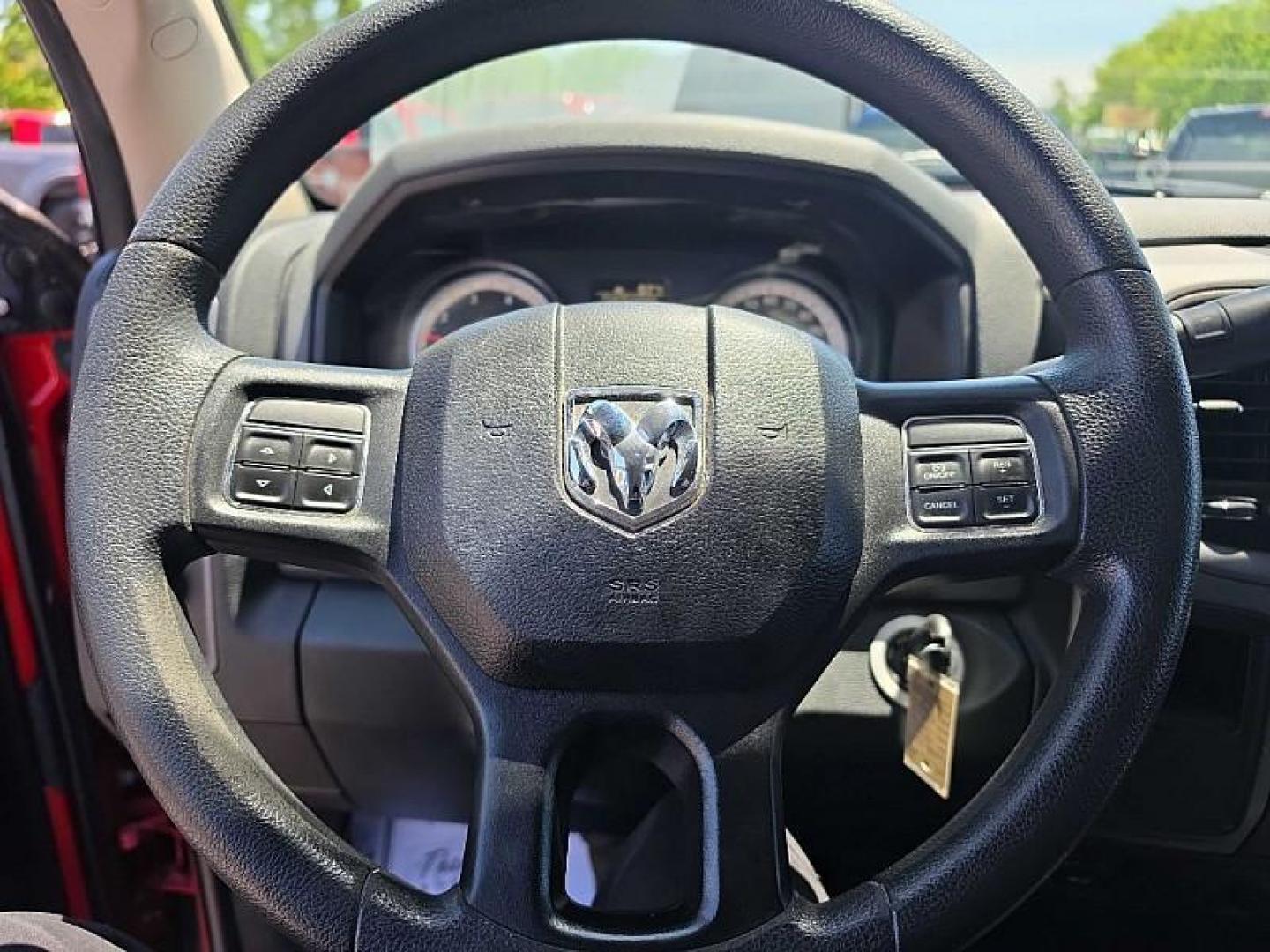 2018 RED /GRAY RAM 1500 Tradesman Quad Cab 2WD (1C6RR6FT8JS) with an 5.7L V8 OHV 16V engine, 8A transmission, located at 3304 Woodville Road, Northwood, OH, 43619, (419) 210-8019, 41.612694, -83.480743 - Your #1 Destination for Auto Loans and mdash;No Matter Your Credit!At our dealership, we believe everyone deserves the opportunity to drive their dream car and mdash;whether you have good credit, bad credit, or no credit at all. With a wide selection of hundreds of cars, trucks, and SUVs, you'll fin - Photo#18