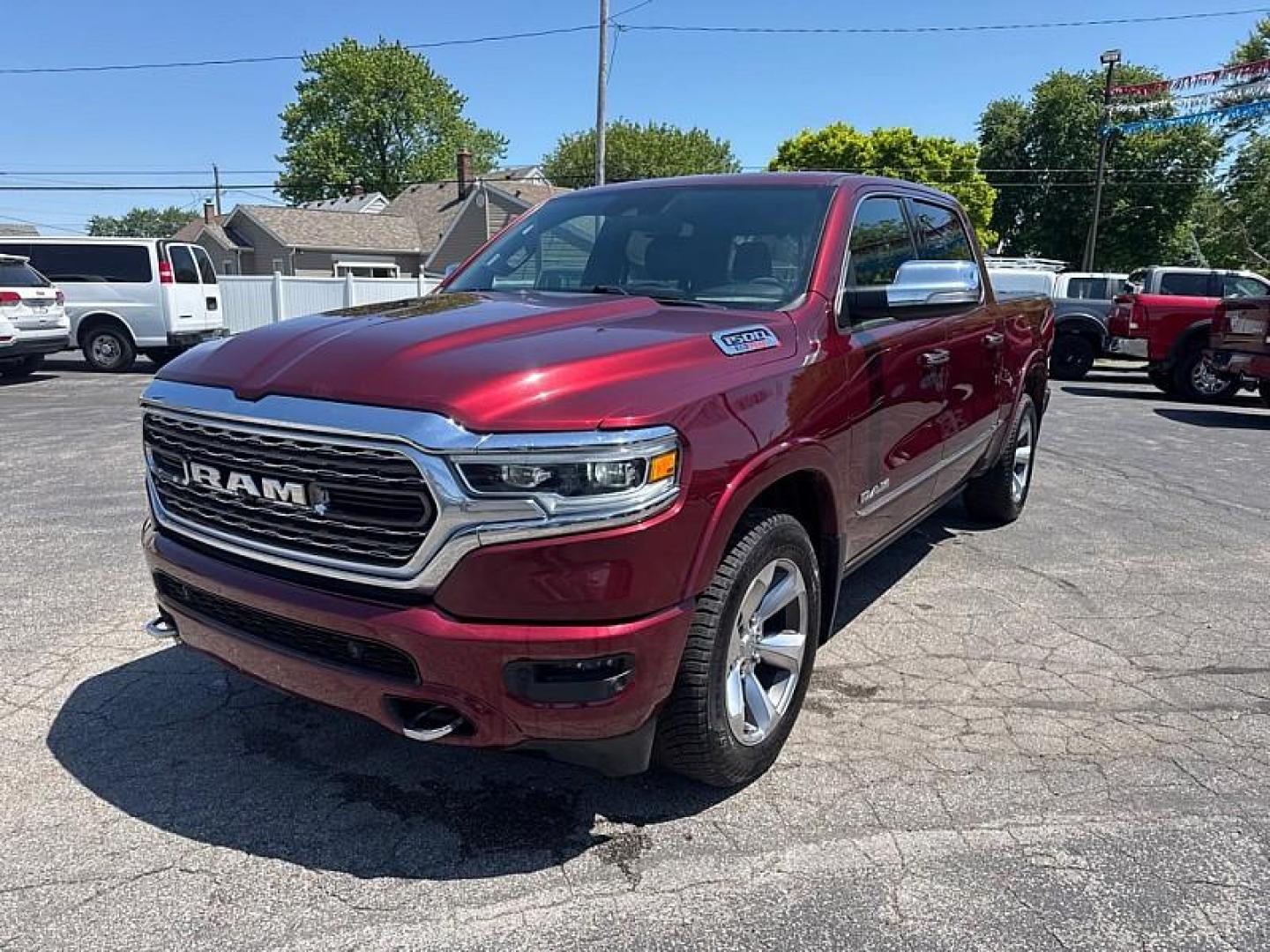 2020 RED /BLACK RAM 1500 Limited Crew Cab SWB 4WD (1C6SRFHM3LN) with an 3.0L V6 DOHC 24V TURBO DIESEL engine, 8A transmission, located at 3304 Woodville Road, Northwood, OH, 43619, (419) 210-8019, 41.612694, -83.480743 - Your #1 Destination for Auto Loans and mdash;No Matter Your Credit!At our dealership, we believe everyone deserves the opportunity to drive their dream car and mdash;whether you have good credit, bad credit, or no credit at all. With a wide selection of hundreds of cars, trucks, and SUVs, you'll fin - Photo#0