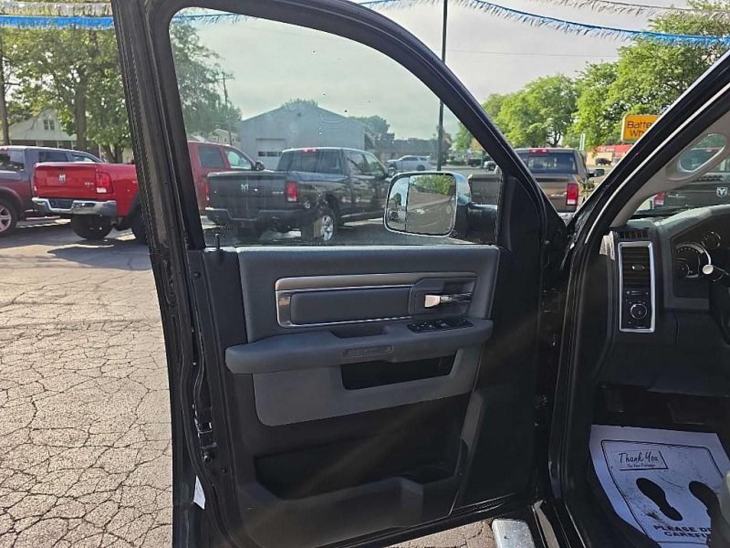 2017 GREEN /BLACK RAM 1500 SLT Crew Cab SWB 4WD (1C6RR7LT4HS) with an 5.7L V8 OHV 16V engine, 8A transmission, located at 3304 Woodville Road, Northwood, OH, 43619, (419) 210-8019, 41.612694, -83.480743 - Your #1 Destination for Auto Loans and mdash;No Matter Your Credit!At our dealership, we believe everyone deserves the opportunity to drive their dream car and mdash;whether you have good credit, bad credit, or no credit at all. With a wide selection of hundreds of cars, trucks, and SUVs, you'll fin - Photo#8