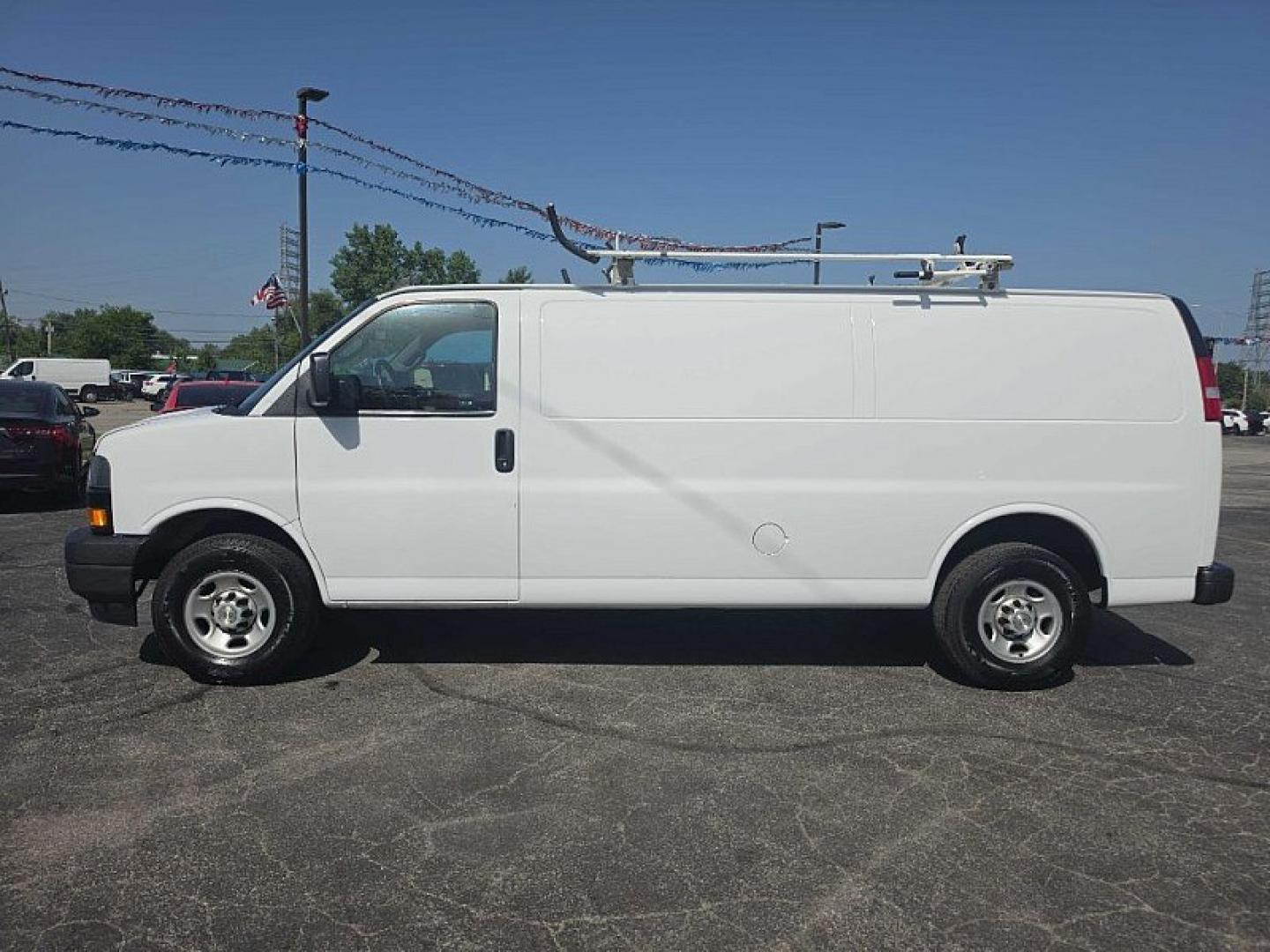 2020 WHITE /GRAY Chevrolet Express 2500 Cargo Extended (1GCWGBFP9L1) with an 4.3L V6 engine, 6A transmission, located at 3304 Woodville Road, Northwood, OH, 43619, (419) 210-8019, 41.612694, -83.480743 - Your #1 Destination for Auto Loans and mdash;No Matter Your Credit!At our dealership, we believe everyone deserves the opportunity to drive their dream car and mdash;whether you have good credit, bad credit, or no credit at all. With a wide selection of hundreds of cars, trucks, and SUVs, you'll fin- Photo#1