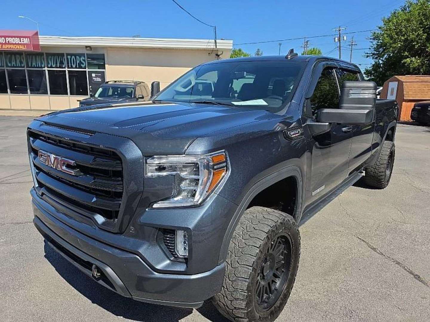 2021 GRAY /BLACK GMC Sierra 1500 Elevation Crew Cab Short Box 4WD (1GTU9CET3MZ) with an 3.0L L6 DOHC 24V DIESEL engine, 6A transmission, located at 3304 Woodville Road, Northwood, OH, 43619, (419) 210-8019, 41.612694, -83.480743 - Your #1 Destination for Auto Loans and mdash;No Matter Your Credit!At our dealership, we believe everyone deserves the opportunity to drive their dream car and mdash;whether you have good credit, bad credit, or no credit at all. With a wide selection of hundreds of cars, trucks, and SUVs, you'll fin- Photo#0