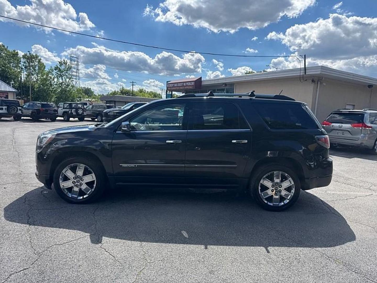 2015 BLACK /BLACK GMC Acadia Denali AWD (1GKKVTKD9FJ) with an 3.6L V6 DOHC 24V engine, 6-Speed Automatic transmission, located at 3304 Woodville Road, Northwood, OH, 43619, (419) 210-8019, 41.612694, -83.480743 - Your #1 Destination for Auto Loans and mdash;No Matter Your Credit!At our dealership, we believe everyone deserves the opportunity to drive their dream car and mdash;whether you have good credit, bad credit, or no credit at all. With a wide selection of hundreds of cars, trucks, and SUVs, you'll fin - Photo#1