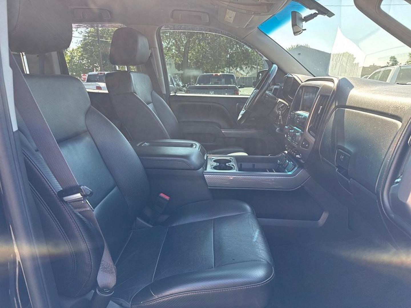 2013 BLACK /BLACK GMC Sierra 1500 SLT Ext. Cab 4WD (1GTV2VEC3EZ) with an 5.3L V8 OHV 16V engine, 6-Speed Automatic transmission, located at 3304 Woodville Road, Northwood, OH, 43619, (419) 210-8019, 41.612694, -83.480743- Photo#14