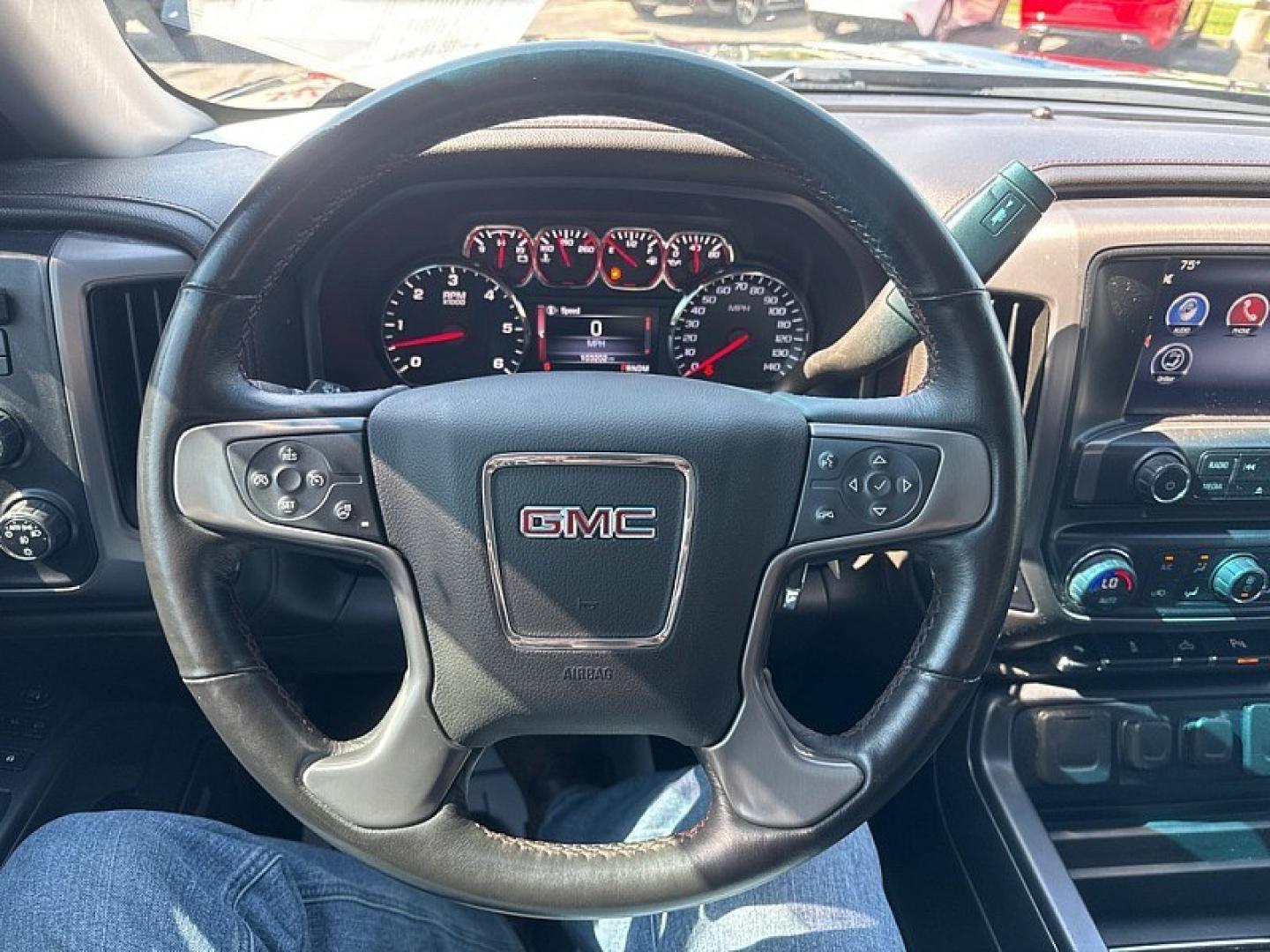 2013 BLACK /BLACK GMC Sierra 1500 SLT Ext. Cab 4WD (1GTV2VEC3EZ) with an 5.3L V8 OHV 16V engine, 6-Speed Automatic transmission, located at 3304 Woodville Road, Northwood, OH, 43619, (419) 210-8019, 41.612694, -83.480743- Photo#17