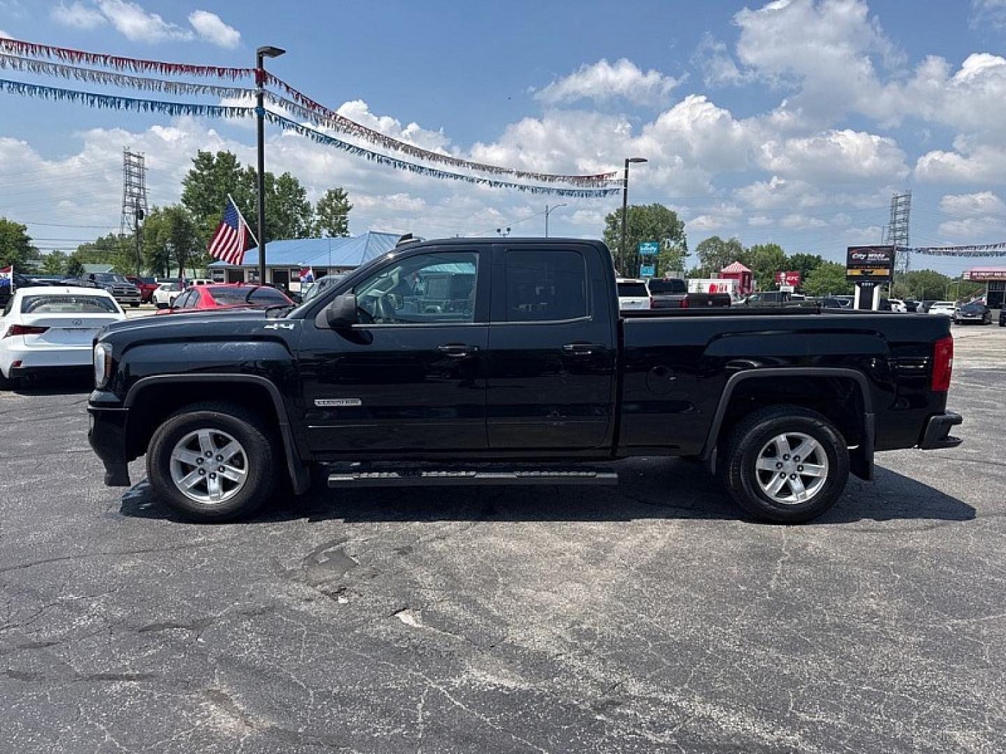 2016 BLACK /BLACK GMC Sierra 1500 Base Double Cab 4WD (1GTV2LEC7GZ) with an 5.3L V8 OHV 16V engine, 6A transmission, located at 3304 Woodville Road, Northwood, OH, 43619, (419) 210-8019, 41.612694, -83.480743- Photo#1
