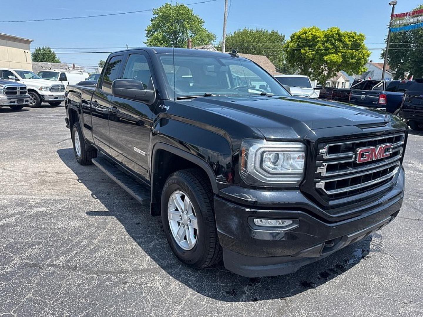 2016 BLACK /BLACK GMC Sierra 1500 Base Double Cab 4WD (1GTV2LEC7GZ) with an 5.3L V8 OHV 16V engine, 6A transmission, located at 3304 Woodville Road, Northwood, OH, 43619, (419) 210-8019, 41.612694, -83.480743- Photo#6
