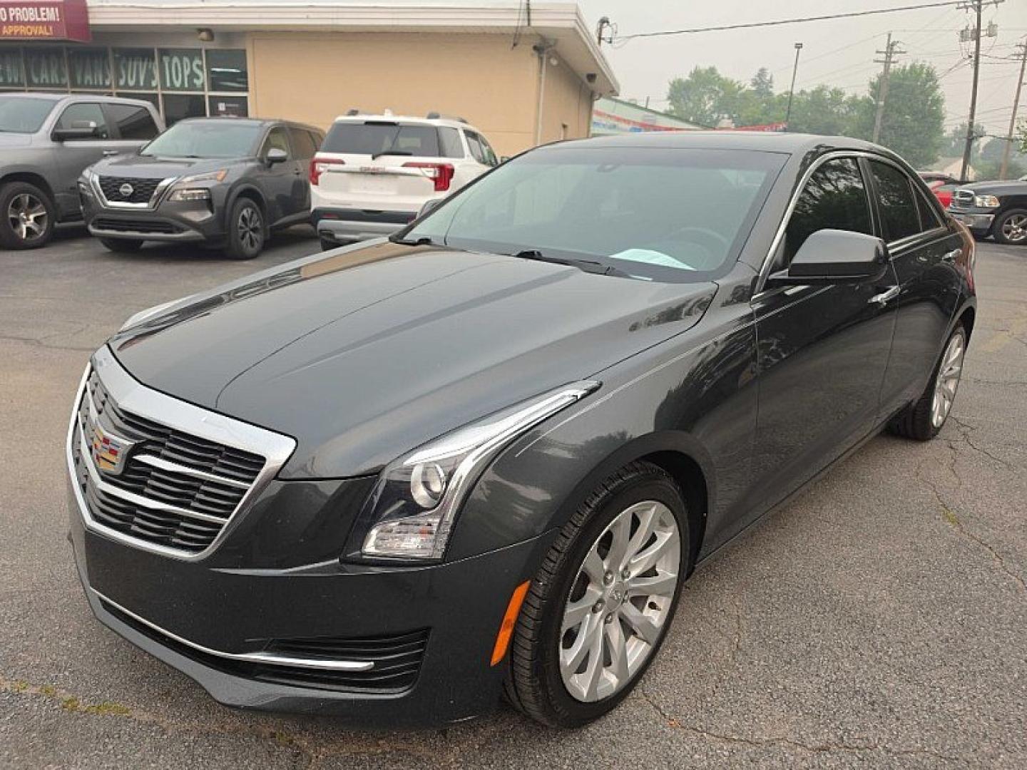 2018 GRAY /BLACK Cadillac ATS 2.0L AWD (1G6AE5RX1J0) with an 2.0L L4 DOHC 16V TURBO engine, Automatic 8-Spd transmission, located at 3304 Woodville Road, Northwood, OH, 43619, (419) 210-8019, 41.612694, -83.480743 - Your #1 Destination for Auto Loans and mdash;No Matter Your Credit!At our dealership, we believe everyone deserves the opportunity to drive their dream car and mdash;whether you have good credit, bad credit, or no credit at all. With a wide selection of hundreds of cars, trucks, and SUVs, you'll fin- Photo#0