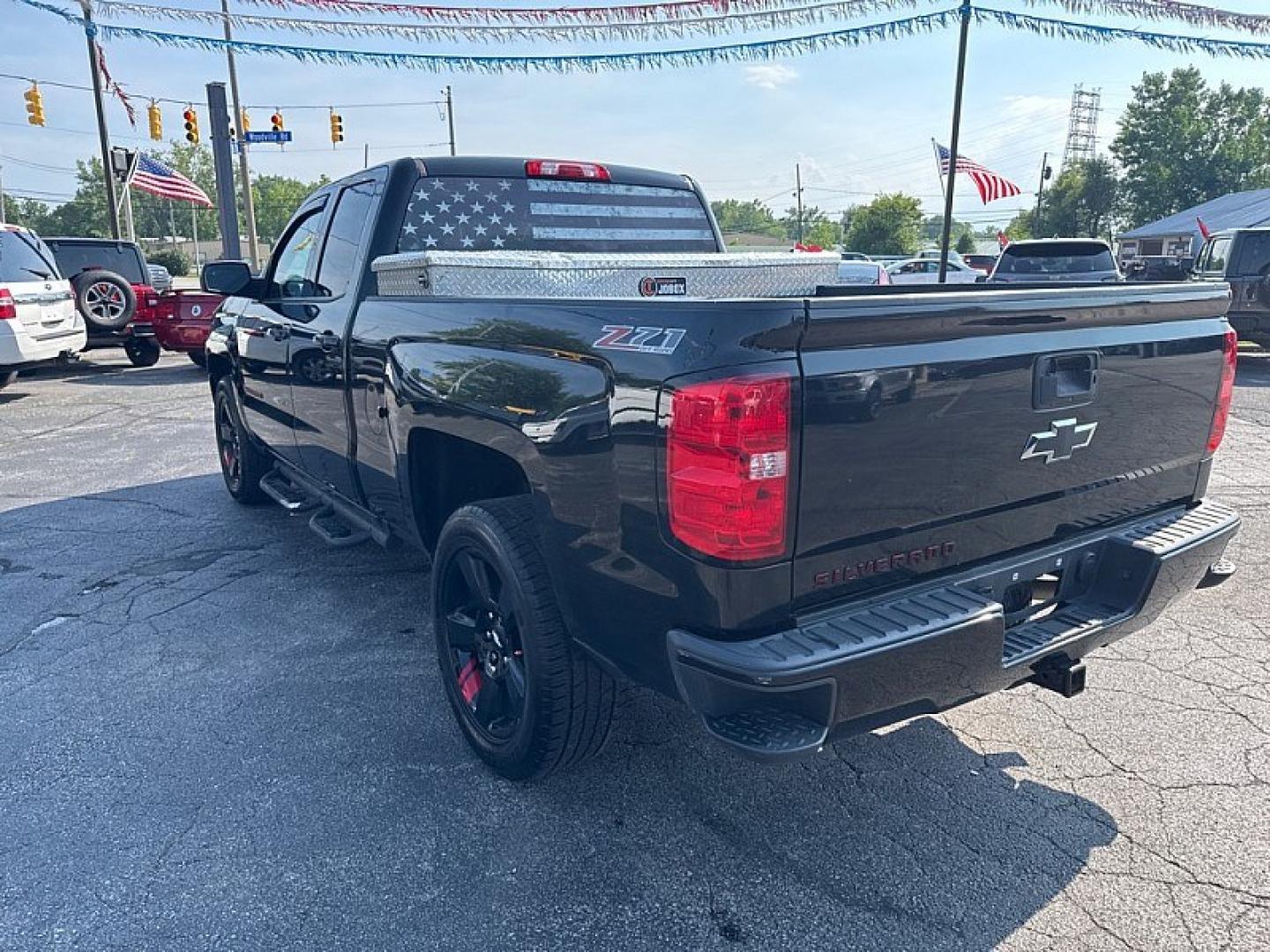 2017 BLACK /BLACK Chevrolet Silverado 1500 LT Double Cab 4WD (1GCVKREC4HZ) with an 5.3L V8 OHV 16V engine, 6A transmission, located at 3304 Woodville Road, Northwood, OH, 43619, (419) 210-8019, 41.612694, -83.480743 - Your #1 Destination for Auto Loans and mdash;No Matter Your Credit!At our dealership, we believe everyone deserves the opportunity to drive their dream car and mdash;whether you have good credit, bad credit, or no credit at all. With a wide selection of hundreds of cars, trucks, and SUVs, you'll fin- Photo#2