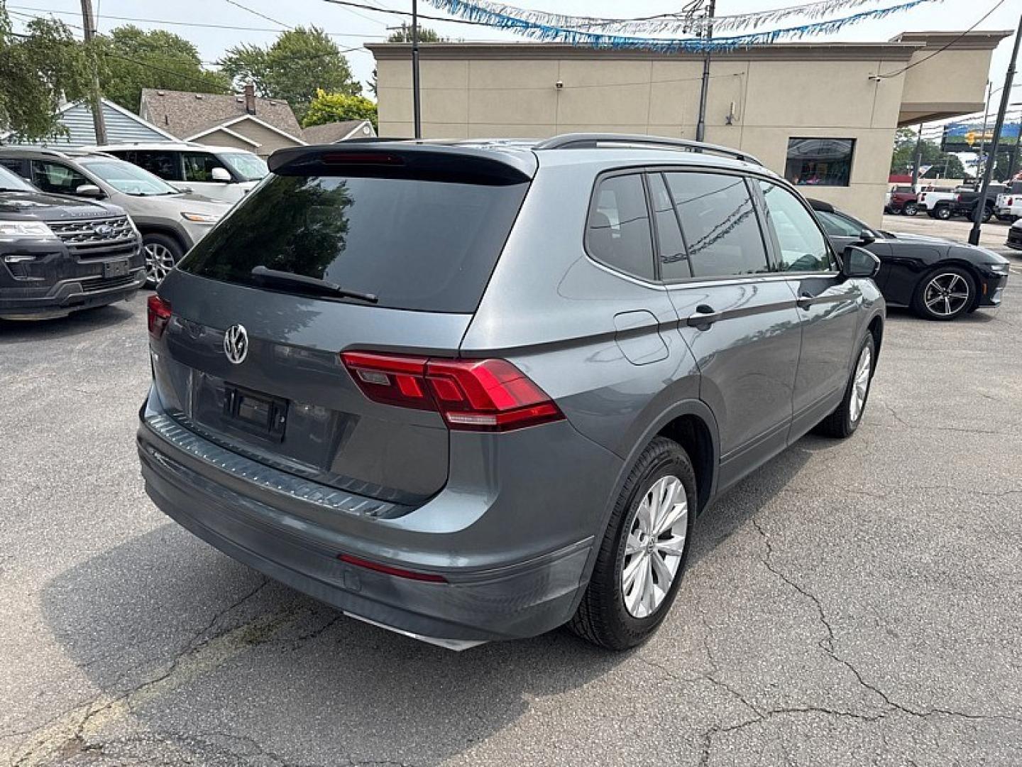 2019 GRAY /BLACK Volkswagen Tiguan S (3VV1B7AX7KM) with an 2.0L L4 DOHC 16V TURBO engine, 8A transmission, located at 3304 Woodville Road, Northwood, OH, 43619, (419) 210-8019, 41.612694, -83.480743- Photo#4
