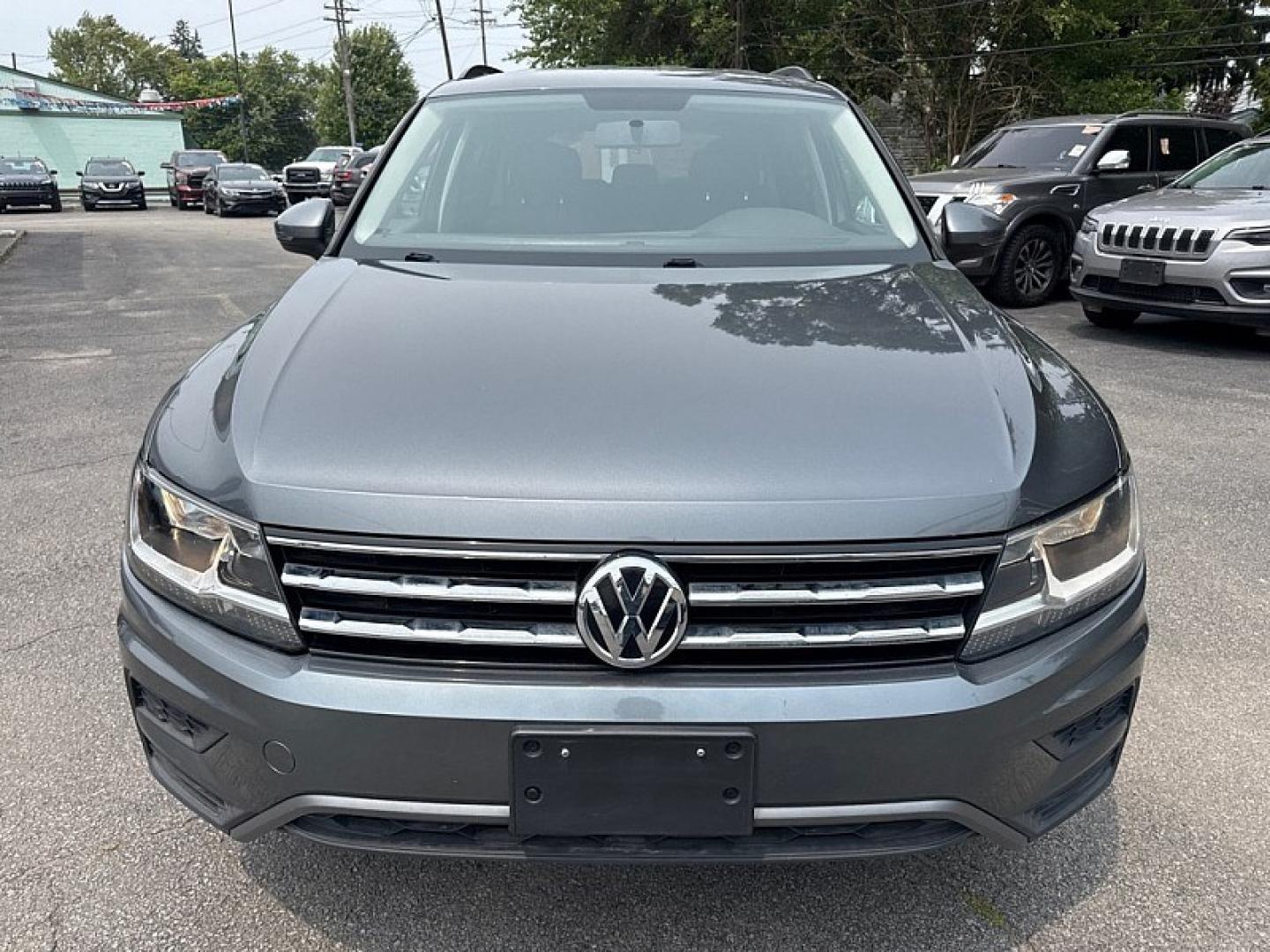 2019 GRAY /BLACK Volkswagen Tiguan S (3VV1B7AX7KM) with an 2.0L L4 DOHC 16V TURBO engine, 8A transmission, located at 3304 Woodville Road, Northwood, OH, 43619, (419) 210-8019, 41.612694, -83.480743- Photo#7