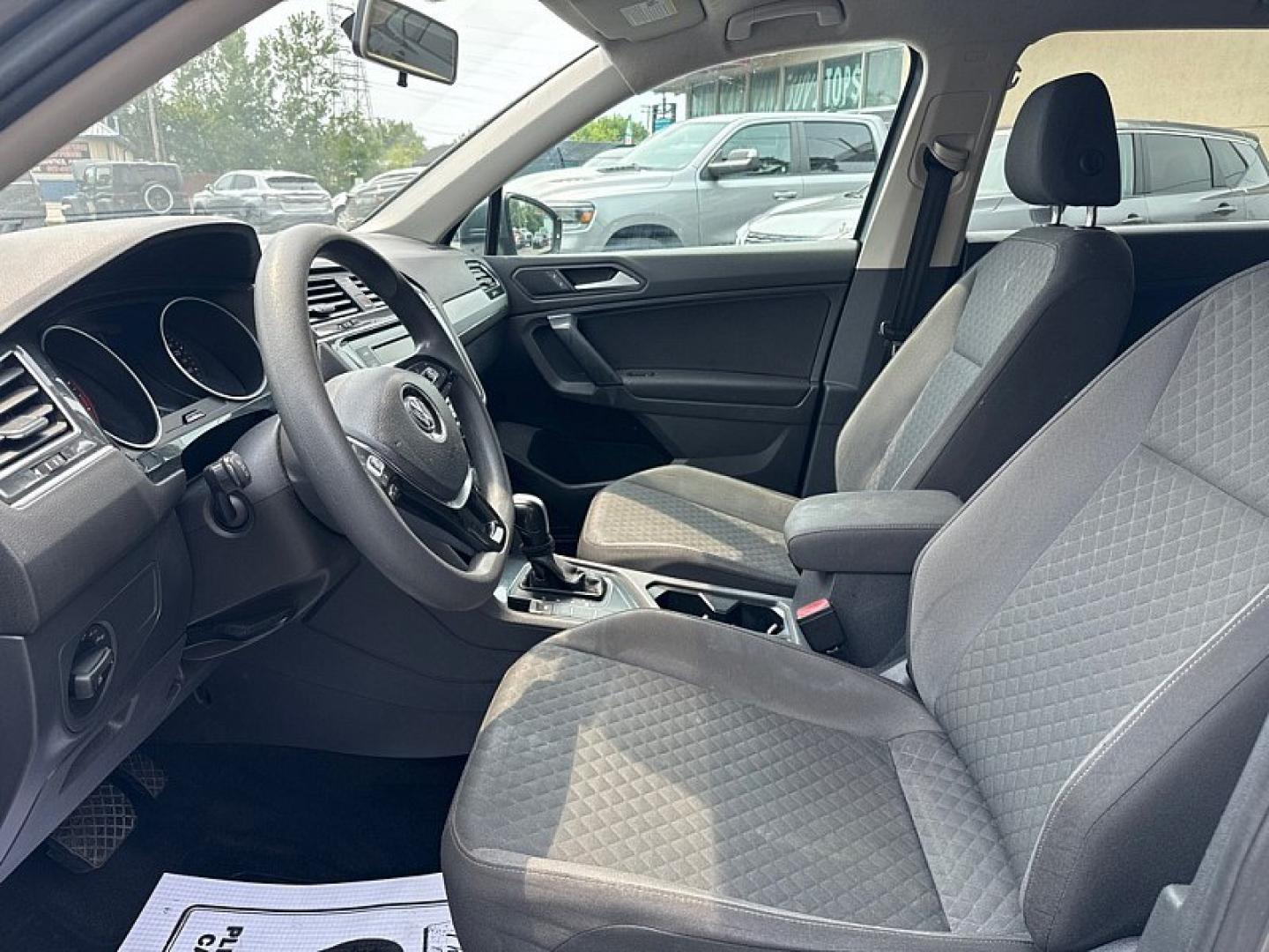 2019 GRAY /BLACK Volkswagen Tiguan S (3VV1B7AX7KM) with an 2.0L L4 DOHC 16V TURBO engine, 8A transmission, located at 3304 Woodville Road, Northwood, OH, 43619, (419) 210-8019, 41.612694, -83.480743- Photo#9