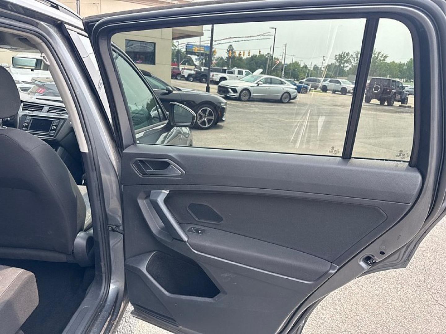 2019 GRAY /BLACK Volkswagen Tiguan S (3VV1B7AX7KM) with an 2.0L L4 DOHC 16V TURBO engine, 8A transmission, located at 3304 Woodville Road, Northwood, OH, 43619, (419) 210-8019, 41.612694, -83.480743- Photo#14