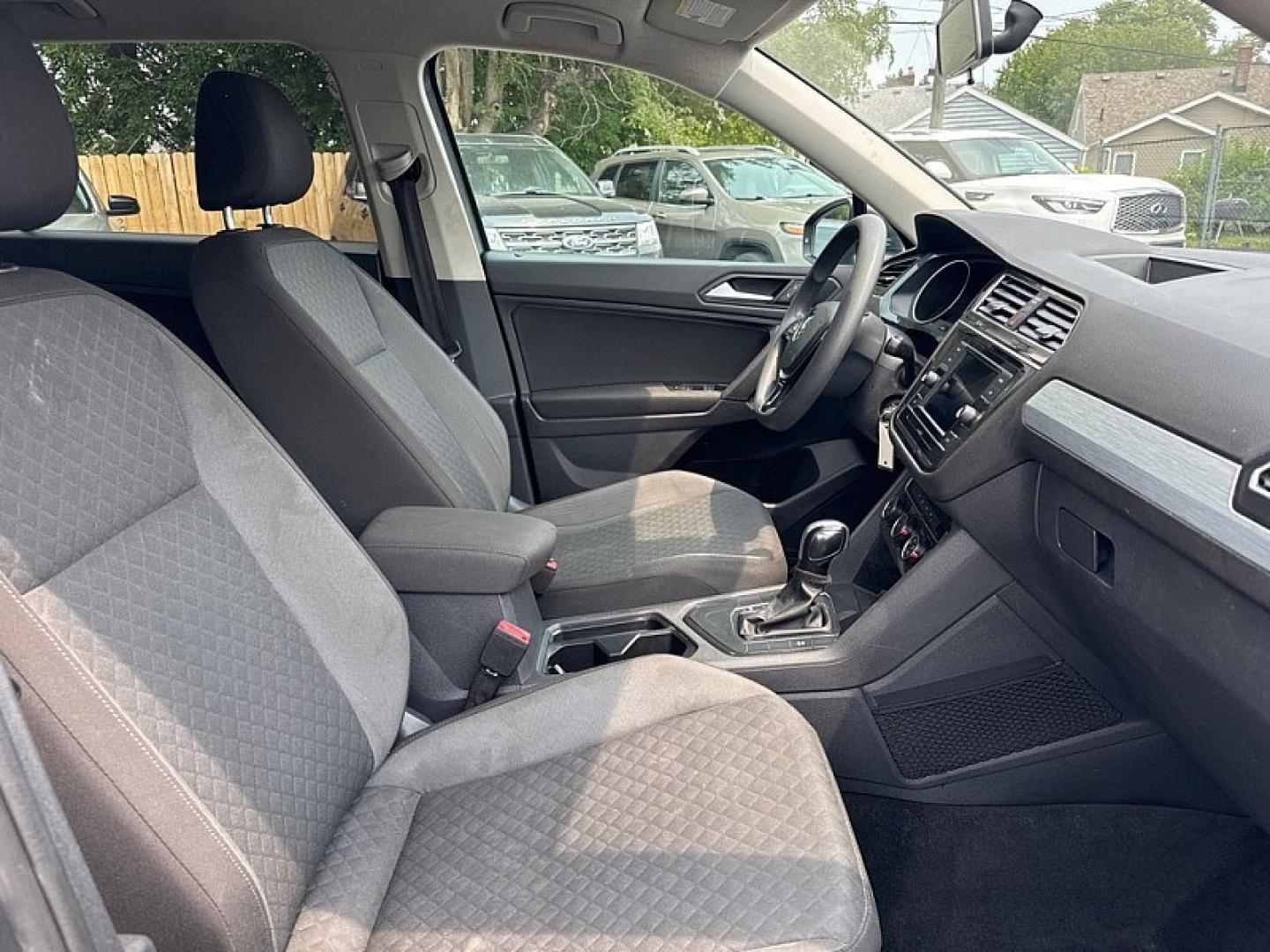 2019 GRAY /BLACK Volkswagen Tiguan S (3VV1B7AX7KM) with an 2.0L L4 DOHC 16V TURBO engine, 8A transmission, located at 3304 Woodville Road, Northwood, OH, 43619, (419) 210-8019, 41.612694, -83.480743- Photo#17