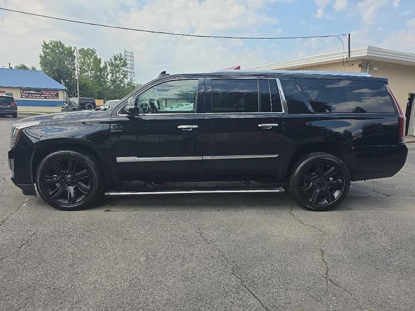 2017 BLACK /BLACK Cadillac Escalade ESV Premium 4WD (1GYS4JKJXHR) with an 6.2L V8 OHV 16V FFV engine, 8A transmission, located at 3304 Woodville Road, Northwood, OH, 43619, (419) 210-8019, 41.612694, -83.480743 - Your #1 Destination for Auto Loans and mdash;No Matter Your Credit!At our dealership, we believe everyone deserves the opportunity to drive their dream car and mdash;whether you have good credit, bad credit, or no credit at all. With a wide selection of hundreds of cars, trucks, and SUVs, you'll fin- Photo#2