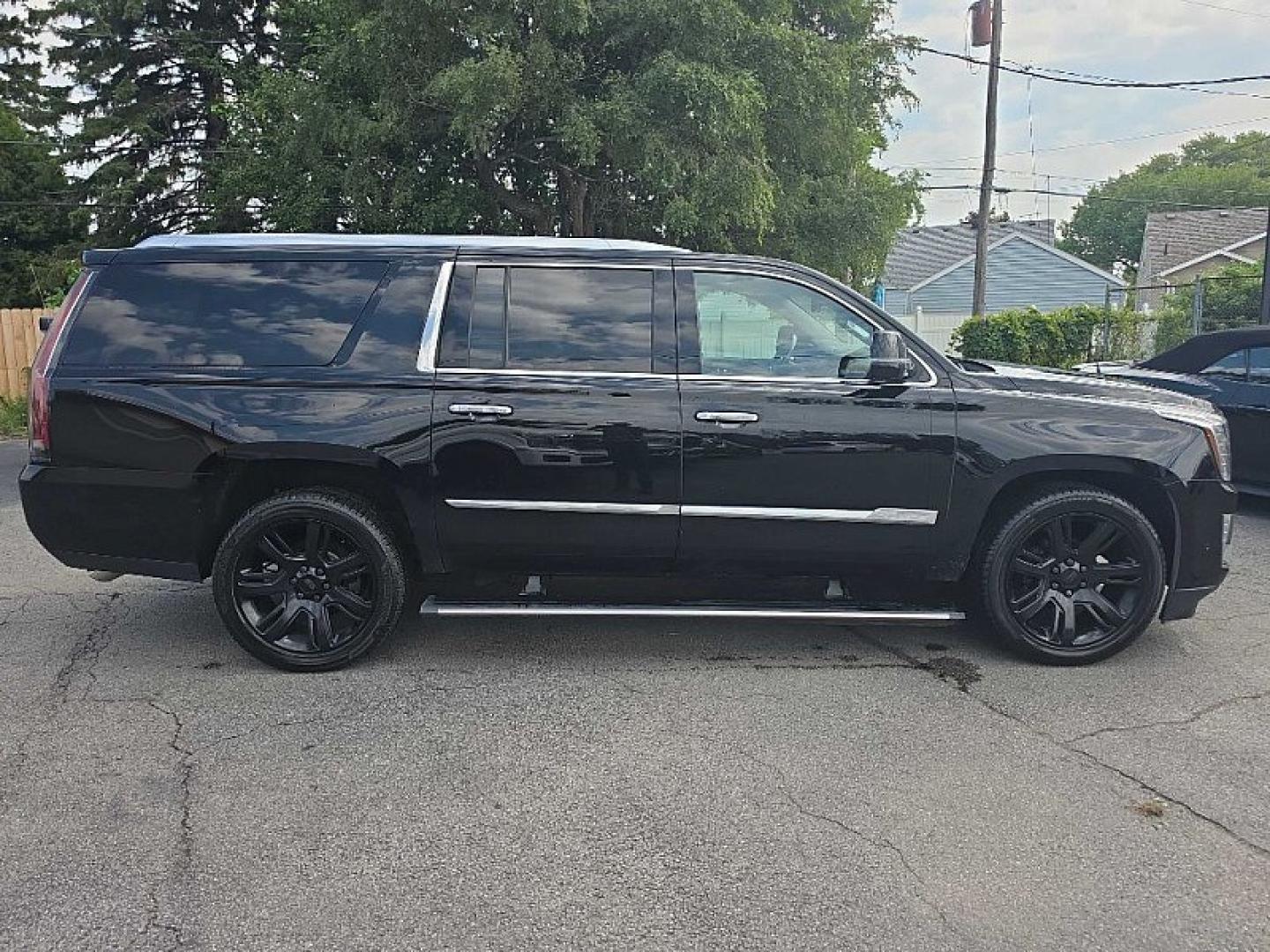 2017 BLACK /BLACK Cadillac Escalade ESV Premium 4WD (1GYS4JKJXHR) with an 6.2L V8 OHV 16V FFV engine, 8A transmission, located at 3304 Woodville Road, Northwood, OH, 43619, (419) 210-8019, 41.612694, -83.480743 - Your #1 Destination for Auto Loans and mdash;No Matter Your Credit!At our dealership, we believe everyone deserves the opportunity to drive their dream car and mdash;whether you have good credit, bad credit, or no credit at all. With a wide selection of hundreds of cars, trucks, and SUVs, you'll fin- Photo#5