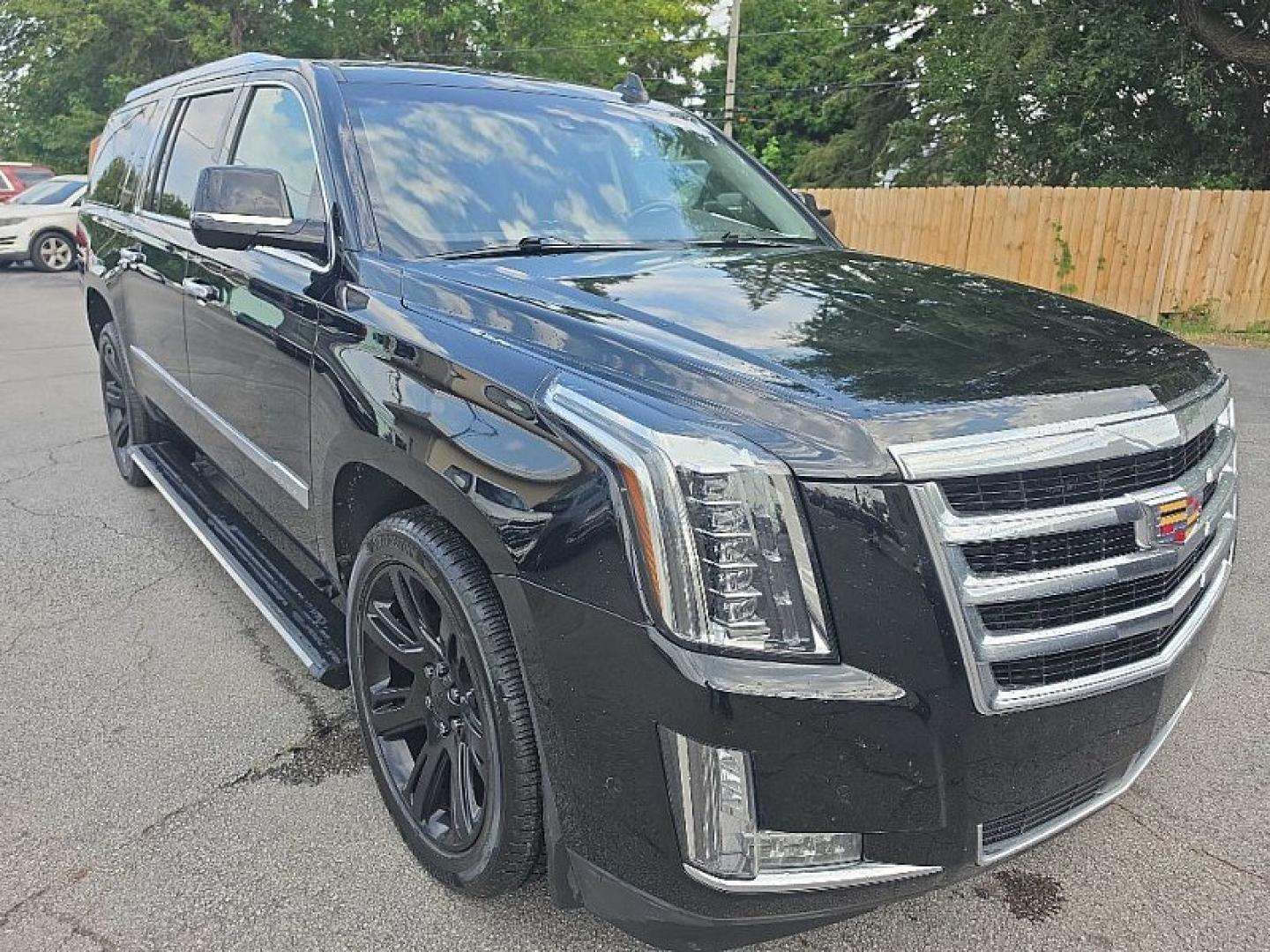 2017 BLACK /BLACK Cadillac Escalade ESV Premium 4WD (1GYS4JKJXHR) with an 6.2L V8 OHV 16V FFV engine, 8A transmission, located at 3304 Woodville Road, Northwood, OH, 43619, (419) 210-8019, 41.612694, -83.480743 - Your #1 Destination for Auto Loans and mdash;No Matter Your Credit!At our dealership, we believe everyone deserves the opportunity to drive their dream car and mdash;whether you have good credit, bad credit, or no credit at all. With a wide selection of hundreds of cars, trucks, and SUVs, you'll fin- Photo#6