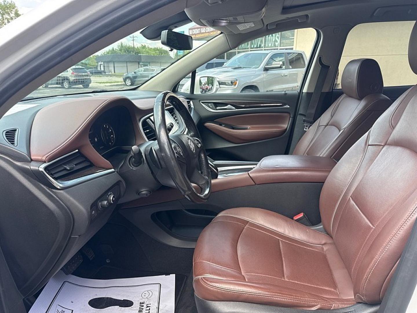 2020 WHITE /BLACK / BROWN Buick Enclave Avenir AWD (5GAEVCKW8LJ) with an 3.6L V6 DOHC 24V engine, 9A transmission, located at 3304 Woodville Road, Northwood, OH, 43619, (419) 210-8019, 41.612694, -83.480743 - Your #1 Destination for Auto Loans and mdash;No Matter Your Credit!At our dealership, we believe everyone deserves the opportunity to drive their dream car and mdash;whether you have good credit, bad credit, or no credit at all. With a wide selection of hundreds of cars, trucks, and SUVs, you'll fin- Photo#9
