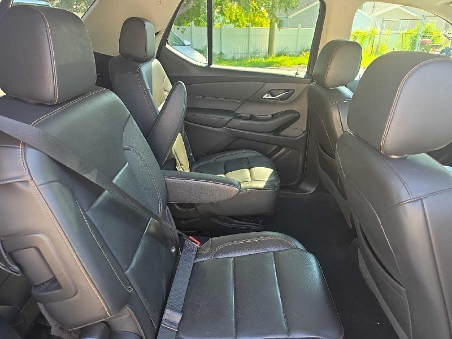 2021 WHITE /BLACK Chevrolet Traverse LT Feather AWD (1GNEVHKW3MJ) with an 3.6L V6 DOHC 24V engine, 9A transmission, located at 3304 Woodville Road, Northwood, OH, 43619, (419) 210-8019, 41.612694, -83.480743 - Your #1 Destination for Auto Loans and mdash;No Matter Your Credit!At our dealership, we believe everyone deserves the opportunity to drive their dream car and mdash;whether you have good credit, bad credit, or no credit at all. With a wide selection of hundreds of cars, trucks, and SUVs, you'll fin- Photo#16