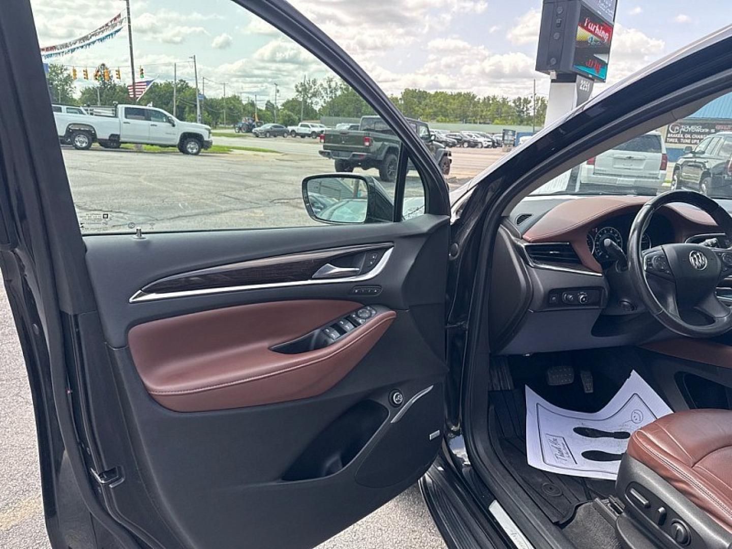 2018 BLACK /BLACK / BROWN Buick Enclave Avenir AWD (5GAEVCKWXJJ) with an 3.6L V6 DOHC 24V engine, 9A transmission, located at 3304 Woodville Road, Northwood, OH, 43619, (419) 210-8019, 41.612694, -83.480743 - Your #1 Destination for Auto Loans and mdash;No Matter Your Credit!At our dealership, we believe everyone deserves the opportunity to drive their dream car and mdash;whether you have good credit, bad credit, or no credit at all. With a wide selection of hundreds of cars, trucks, and SUVs, you'll fin- Photo#8