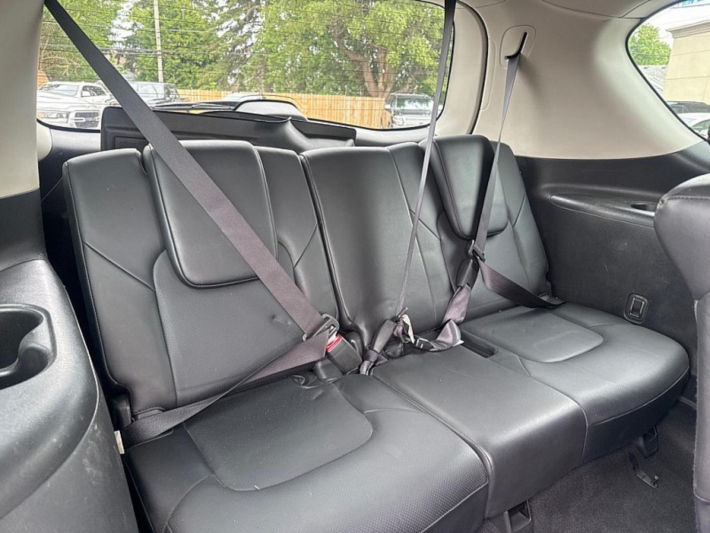 2018 WHITE /BLACK Infiniti QX80 4WD (JN8AZ2NC0J9) with an 5.6L V8 DOHC 32V engine, 7A transmission, located at 3304 Woodville Road, Northwood, OH, 43619, (419) 210-8019, 41.612694, -83.480743 - Your #1 Destination for Auto Loans and mdash;No Matter Your Credit!At our dealership, we believe everyone deserves the opportunity to drive their dream car and mdash;whether you have good credit, bad credit, or no credit at all. With a wide selection of hundreds of cars, trucks, and SUVs, you'll fin- Photo#15