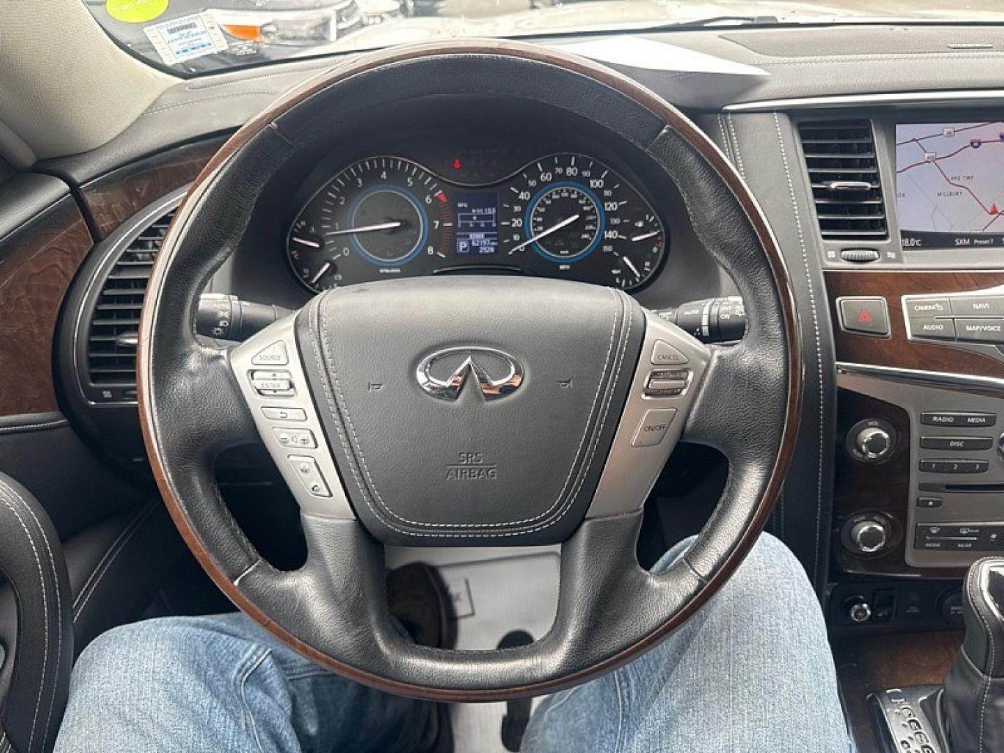 2018 WHITE /BLACK Infiniti QX80 4WD (JN8AZ2NC0J9) with an 5.6L V8 DOHC 32V engine, 7A transmission, located at 3304 Woodville Road, Northwood, OH, 43619, (419) 210-8019, 41.612694, -83.480743 - Your #1 Destination for Auto Loans and mdash;No Matter Your Credit!At our dealership, we believe everyone deserves the opportunity to drive their dream car and mdash;whether you have good credit, bad credit, or no credit at all. With a wide selection of hundreds of cars, trucks, and SUVs, you'll fin- Photo#20