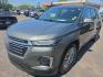 2022 GREEN /BLACK Chevrolet Traverse LT Cloth AWD (1GNEVGKW9NJ) with an 3.6L V6 DOHC 24V engine, 9A transmission, located at 3304 Woodville Road, Northwood, OH, 43619, (419) 210-8019, 41.612694, -83.480743 - Your #1 Destination for Auto Loans and mdash;No Matter Your Credit!At our dealership, we believe everyone deserves the opportunity to drive their dream car and mdash;whether you have good credit, bad credit, or no credit at all. With a wide selection of hundreds of cars, trucks, and SUVs, you'll fin- Photo#0