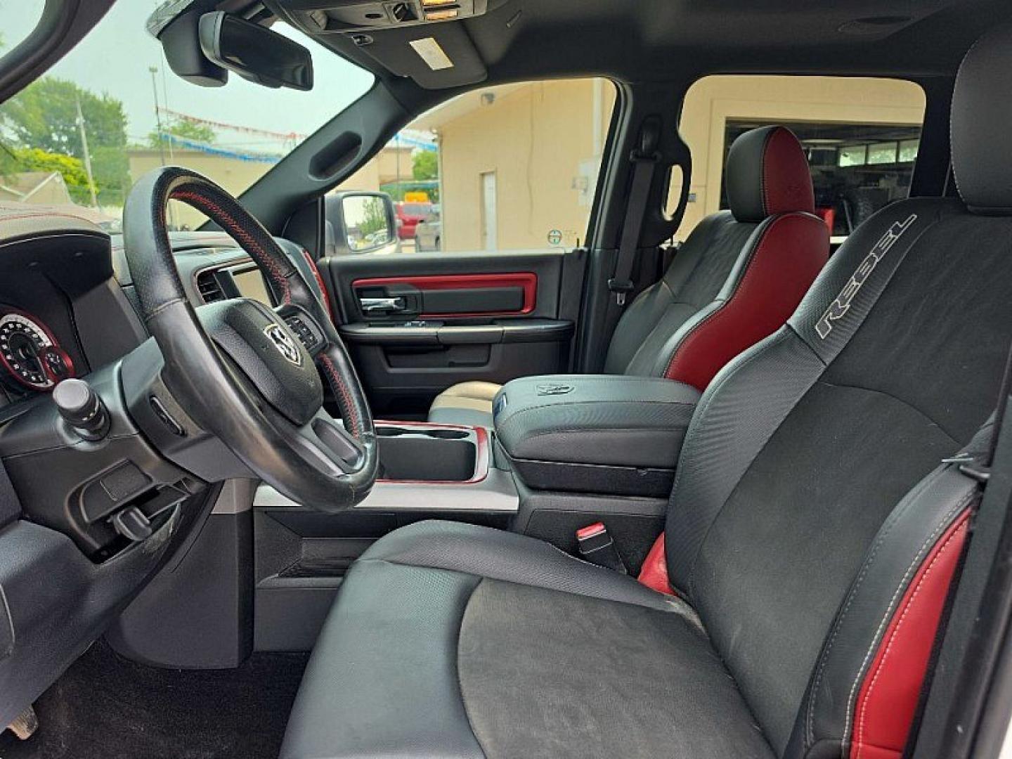 2017 WHITE /BLACK/RED RAM 1500 Rebel Crew Cab SWB 4WD (1C6RR7YT6HS) with an 5.7L V8 OHV 16V engine, 8A transmission, located at 3304 Woodville Road, Northwood, OH, 43619, (419) 210-8019, 41.612694, -83.480743 - Your #1 Destination for Auto Loans and mdash;No Matter Your Credit!At our dealership, we believe everyone deserves the opportunity to drive their dream car and mdash;whether you have good credit, bad credit, or no credit at all. With a wide selection of hundreds of cars, trucks, and SUVs, you'll fin- Photo#9