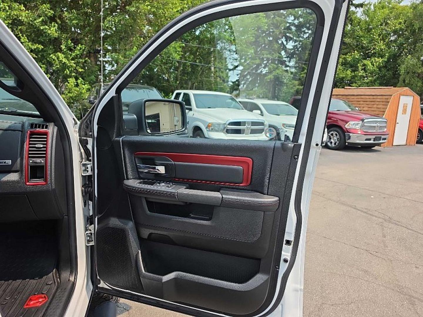 2017 WHITE /BLACK/RED RAM 1500 Rebel Crew Cab SWB 4WD (1C6RR7YT6HS) with an 5.7L V8 OHV 16V engine, 8A transmission, located at 3304 Woodville Road, Northwood, OH, 43619, (419) 210-8019, 41.612694, -83.480743 - Your #1 Destination for Auto Loans and mdash;No Matter Your Credit!At our dealership, we believe everyone deserves the opportunity to drive their dream car and mdash;whether you have good credit, bad credit, or no credit at all. With a wide selection of hundreds of cars, trucks, and SUVs, you'll fin- Photo#15