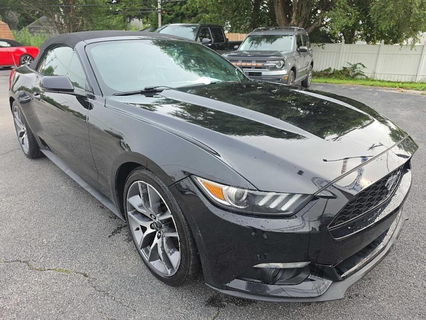 2016 BLACK /BLACK Ford Mustang EcoBoost Premium Convertible (1FATP8UH9G5) with an 2.3L L4 DOHC 16V engine, Auto 6-Spd SelectShift transmission, located at 3304 Woodville Road, Northwood, OH, 43619, (419) 210-8019, 41.612694, -83.480743 - Your #1 Destination for Auto Loans and mdash;No Matter Your Credit!At our dealership, we believe everyone deserves the opportunity to drive their dream car and mdash;whether you have good credit, bad credit, or no credit at all. With a wide selection of hundreds of cars, trucks, and SUVs, you'll fin- Photo#6